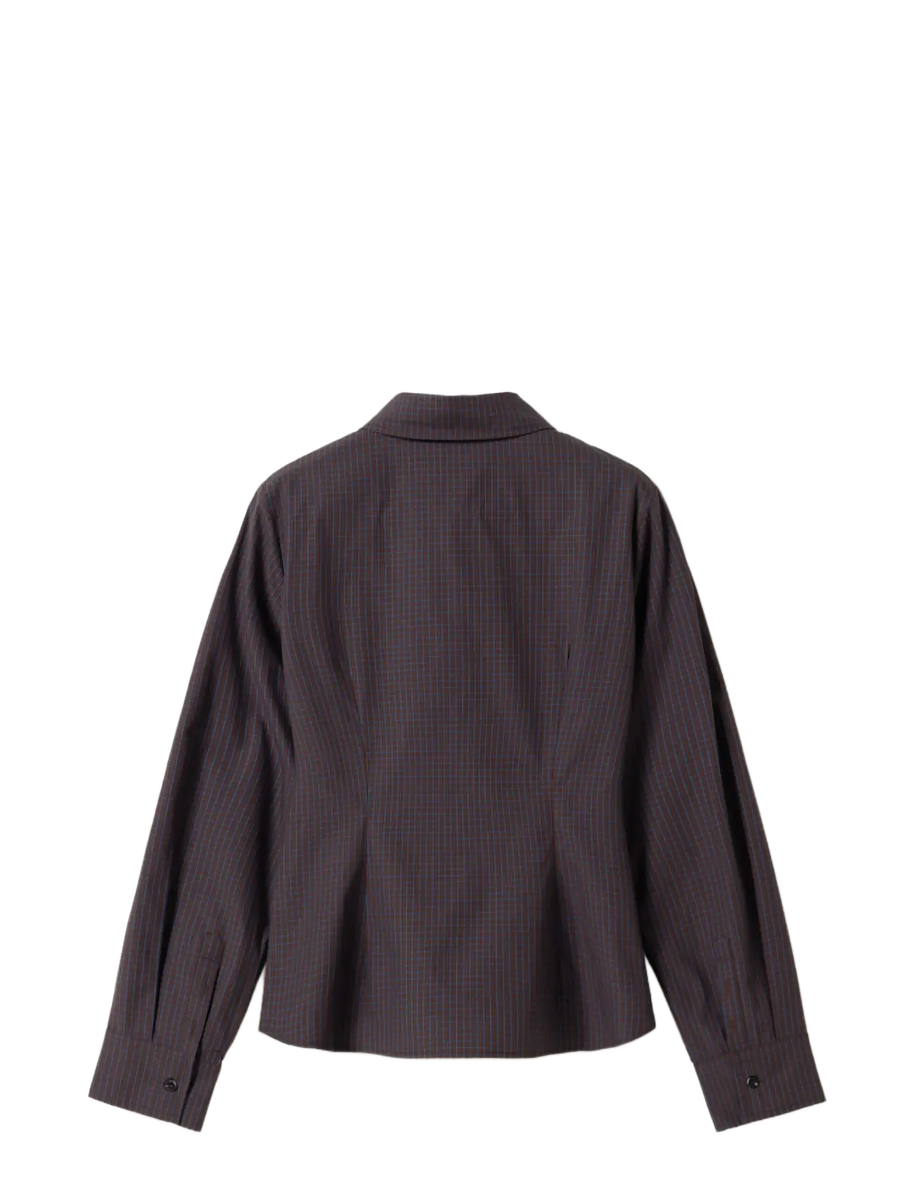 Noella - N-Loyce Shirt - pikkade varrukatega särgid - deshay burgundy check - 2
