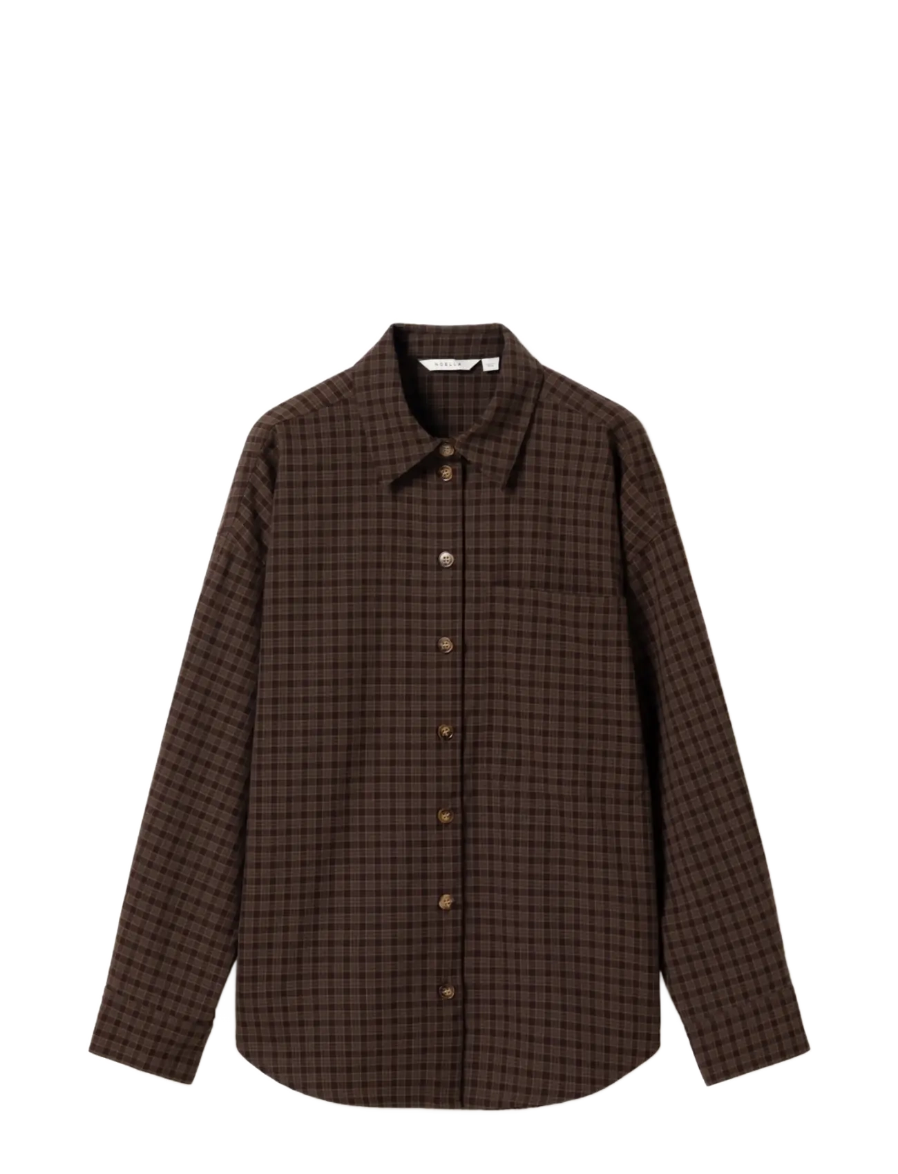 Noella N-Lisa Shirt - Riided - DEVANA BROWN CHECK / brown