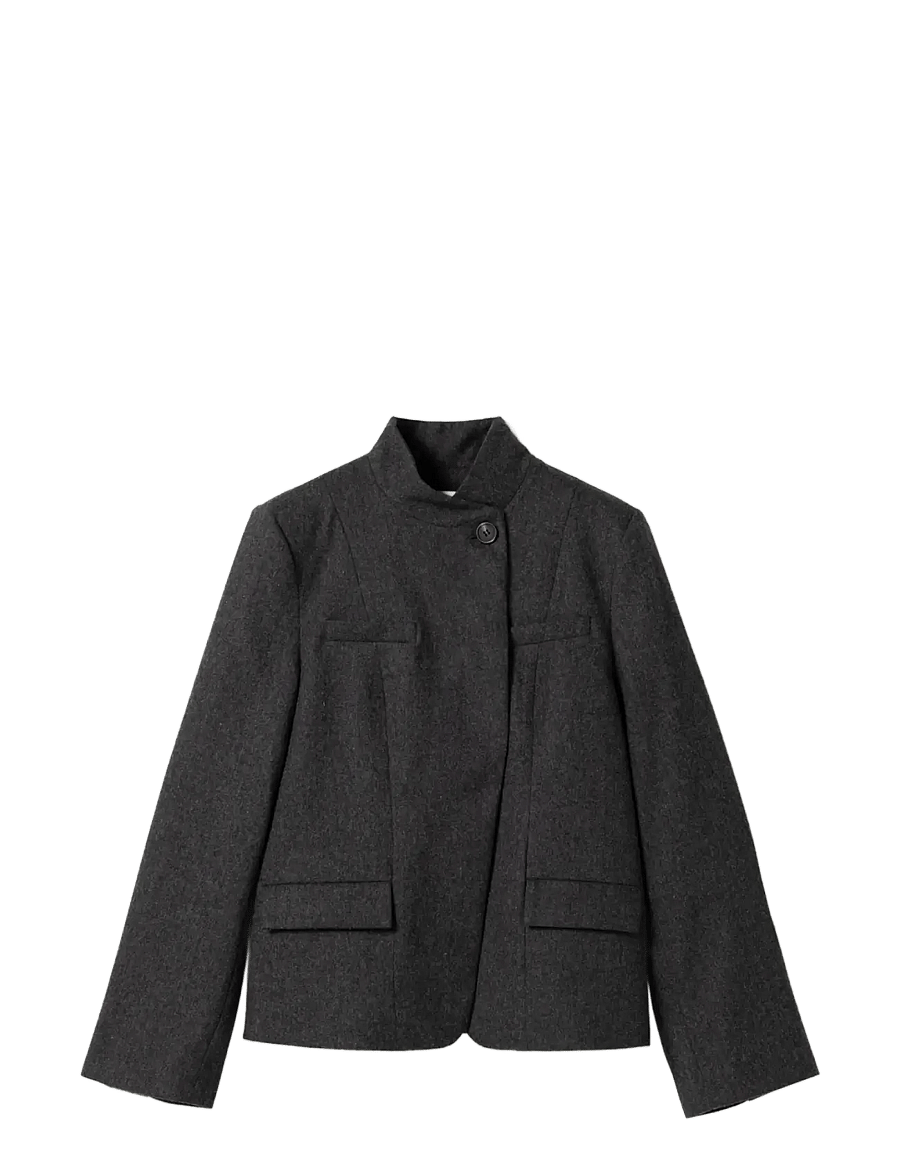 Noella - N-Monique Blazer - dark grey melange - 1