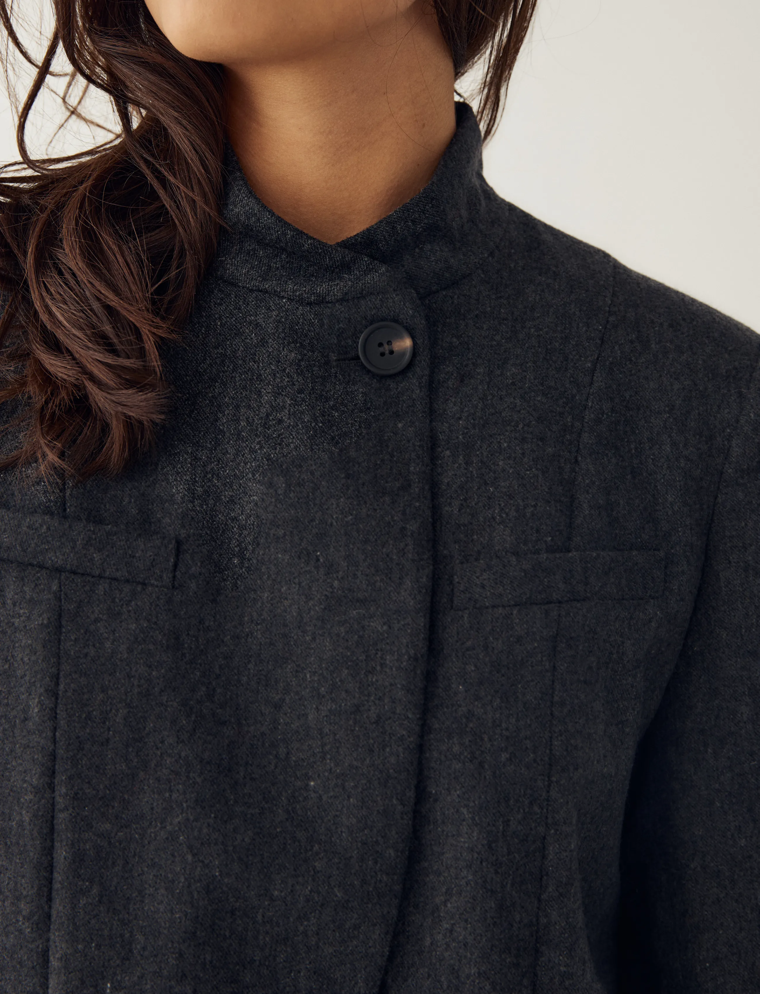 Noella - N-Monique Blazer - dark grey melange - 5