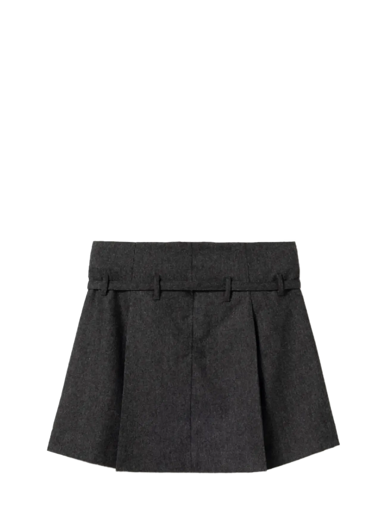 Noella N-Madena Skirt - Riided - DARK GREY MELANGE / grey