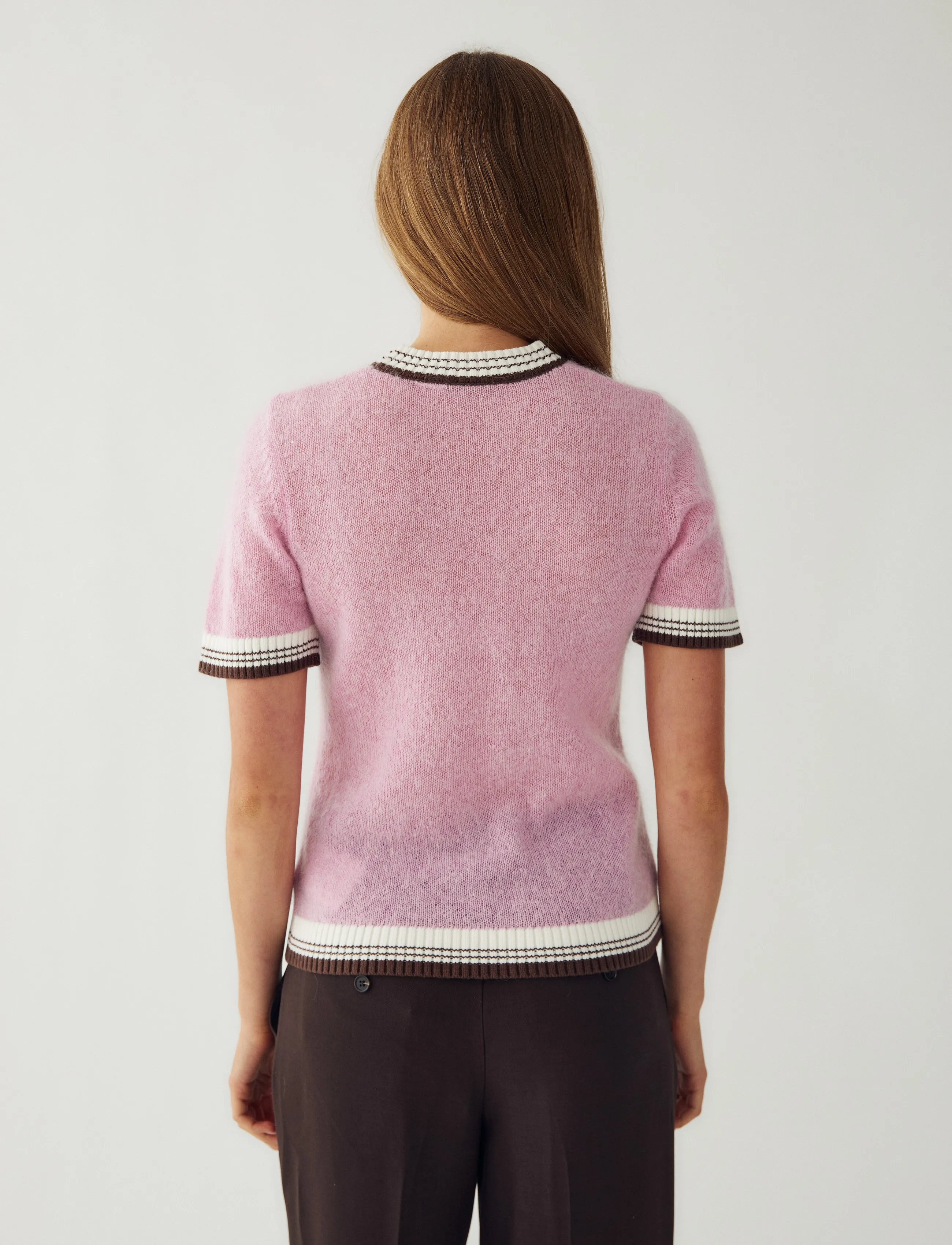 Noella - N-Marthy Knit - stickade tröjor - blush brown - 3