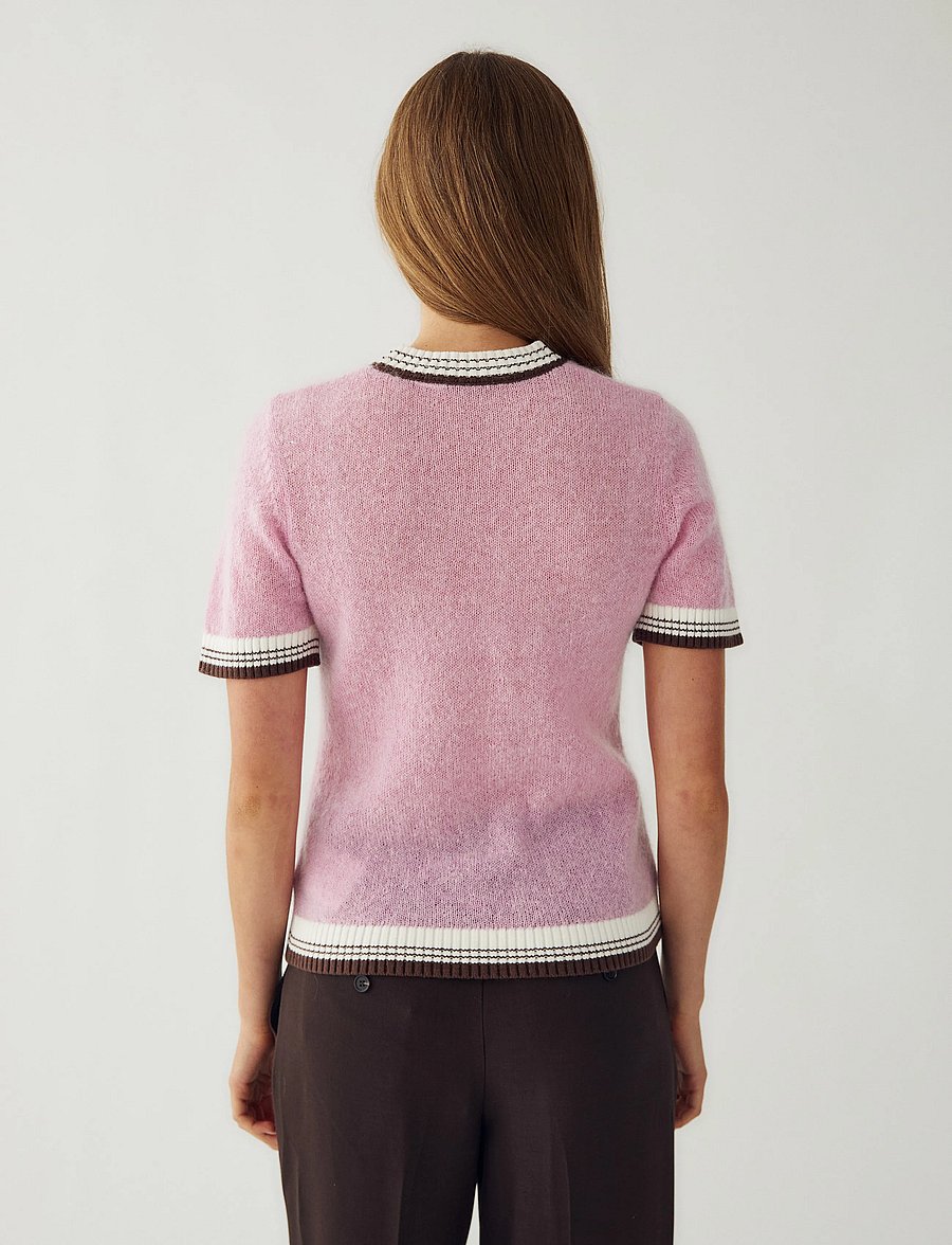Noella - N-Marthy Knit - stickade tröjor - blush brown - 3