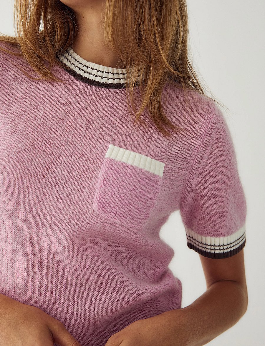 Noella - N-Marthy Knit - stickade tröjor - blush brown - 4