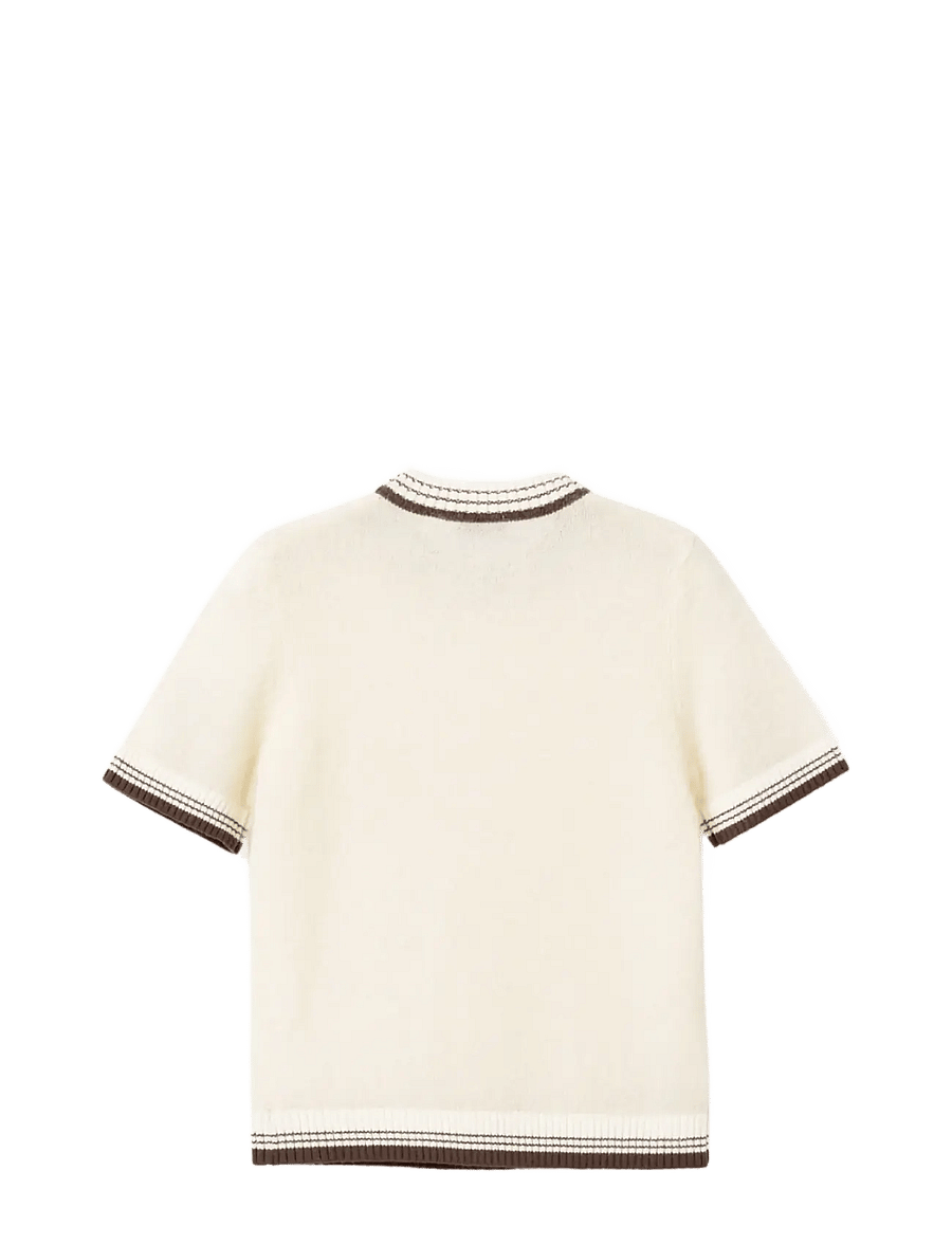 Noella - N-Marthy Knit - stickade tröjor - ivory brown - 2
