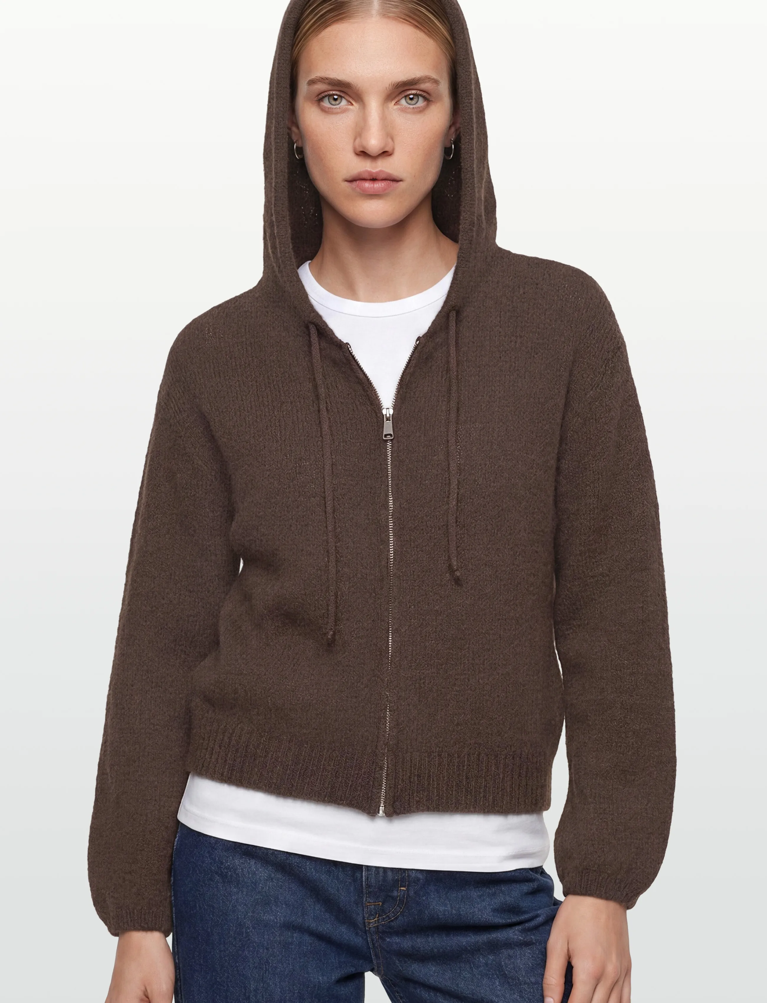 Noella - N-Myung Knit Cardigan - cardigans - chocolate - 3