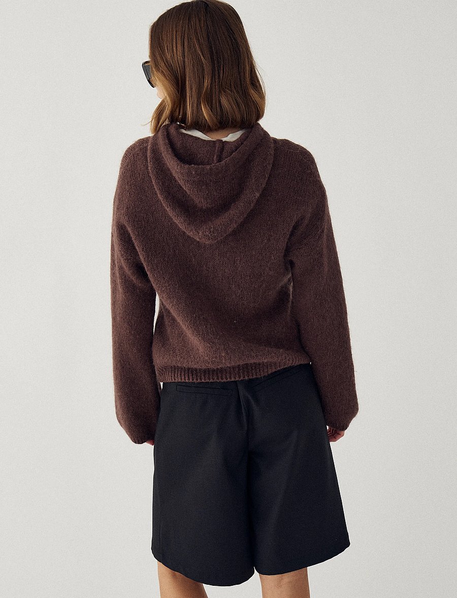 Noella - N-Myung Knit Cardigan - strickjacken - chocolate - 3