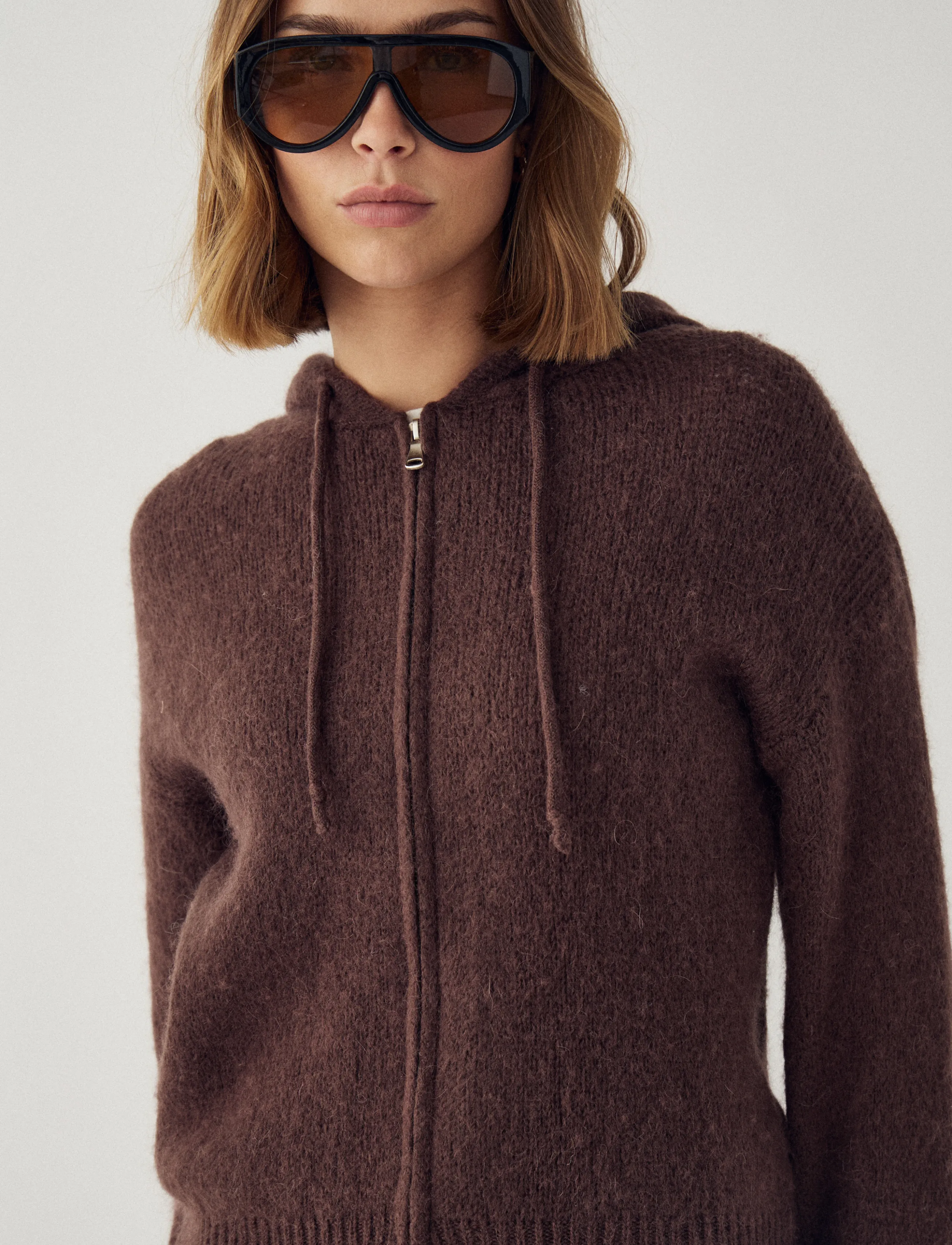 Noella - N-Myung Knit Cardigan - strickjacken - chocolate - 4