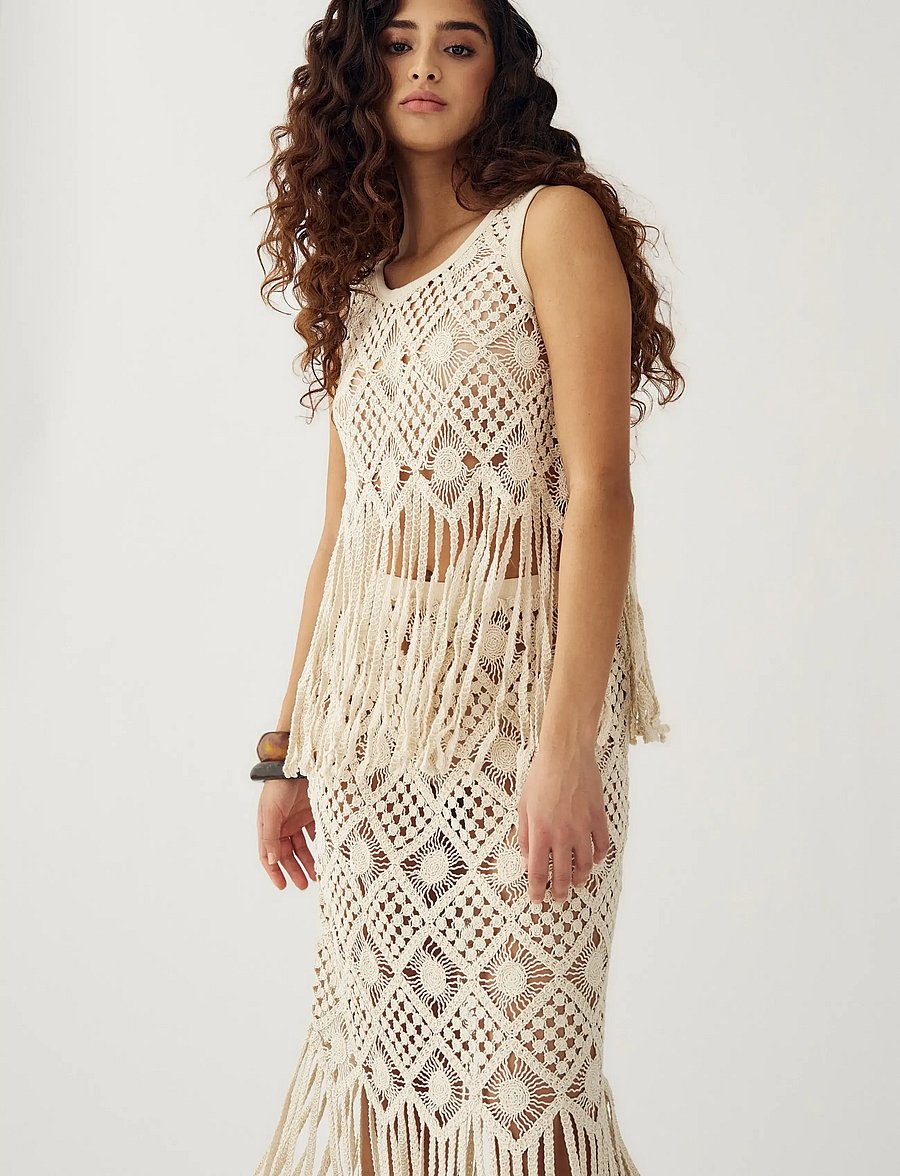 Noella - N-Myrah Top - Ärmellose tops - ivory - 0