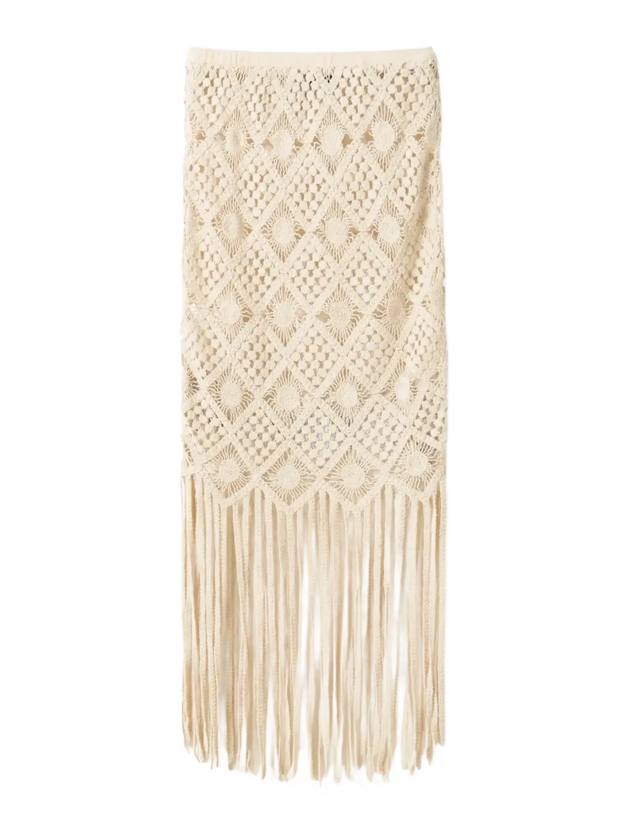Noella - N-Munira Skirt - strikkede nederdele - ivory - 2