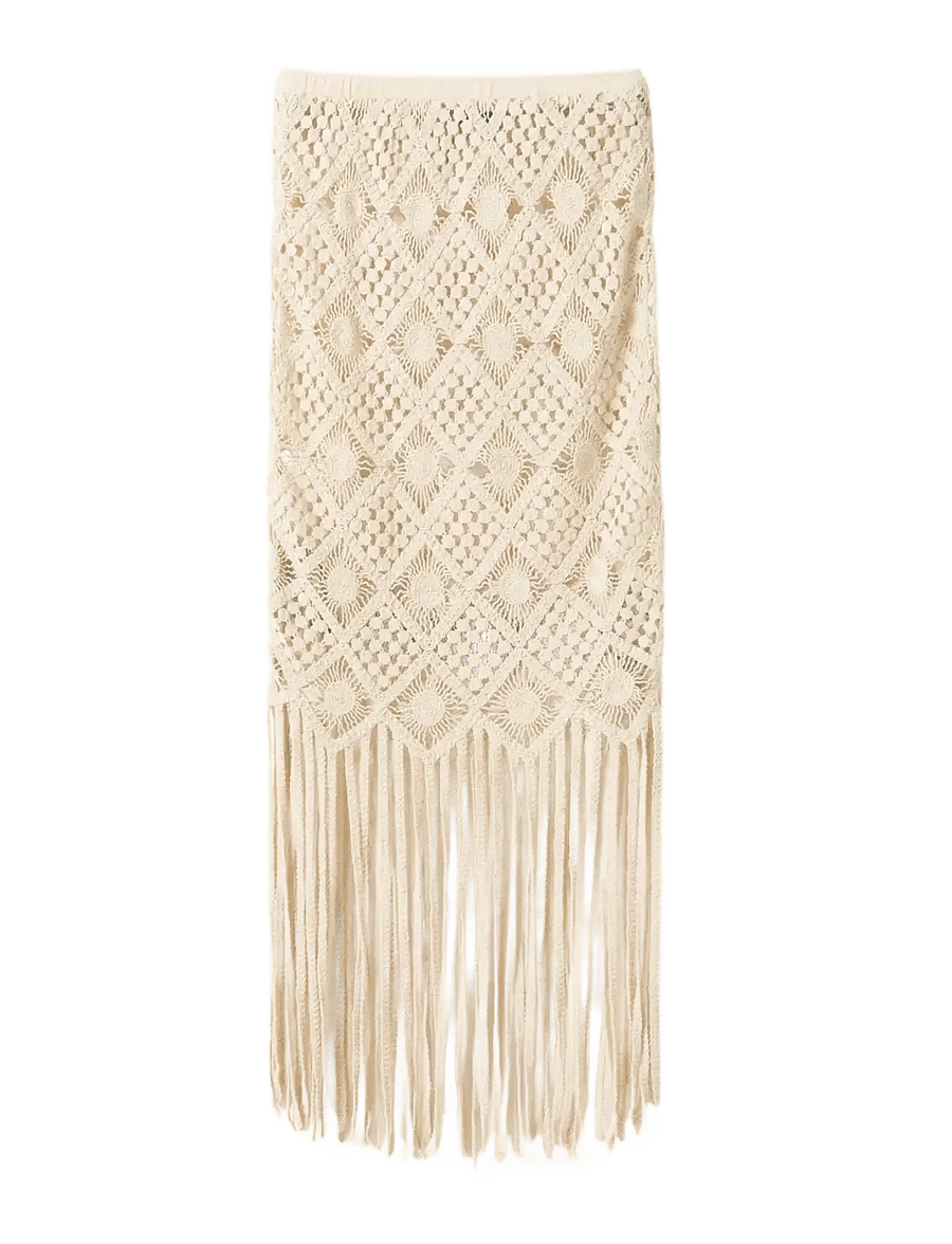Noella - N-Munira Skirt - strikkede nederdele - ivory - 2