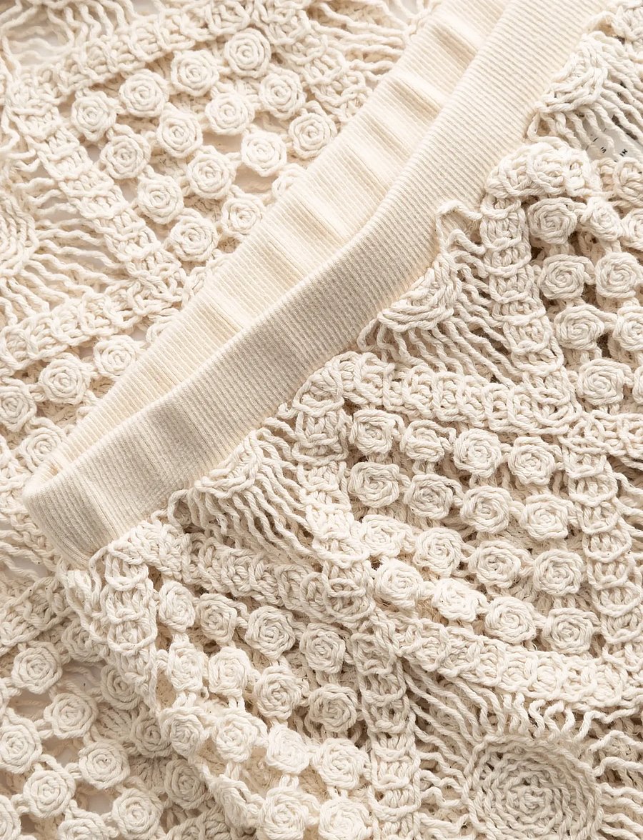 Noella - N-Munira Skirt - strikkede nederdele - ivory - 5