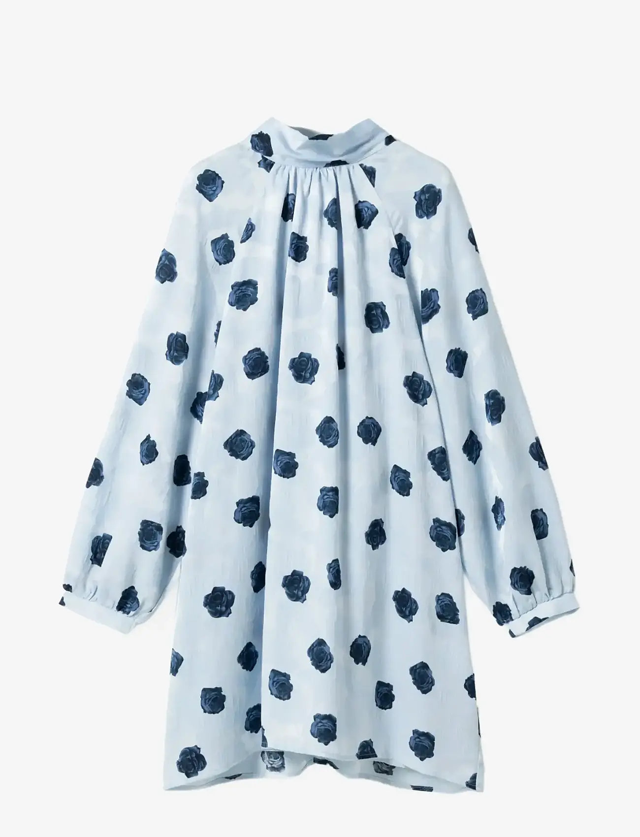 Noella - N-Lorenia Dress - trumpos suknelės - delice blue print - 1