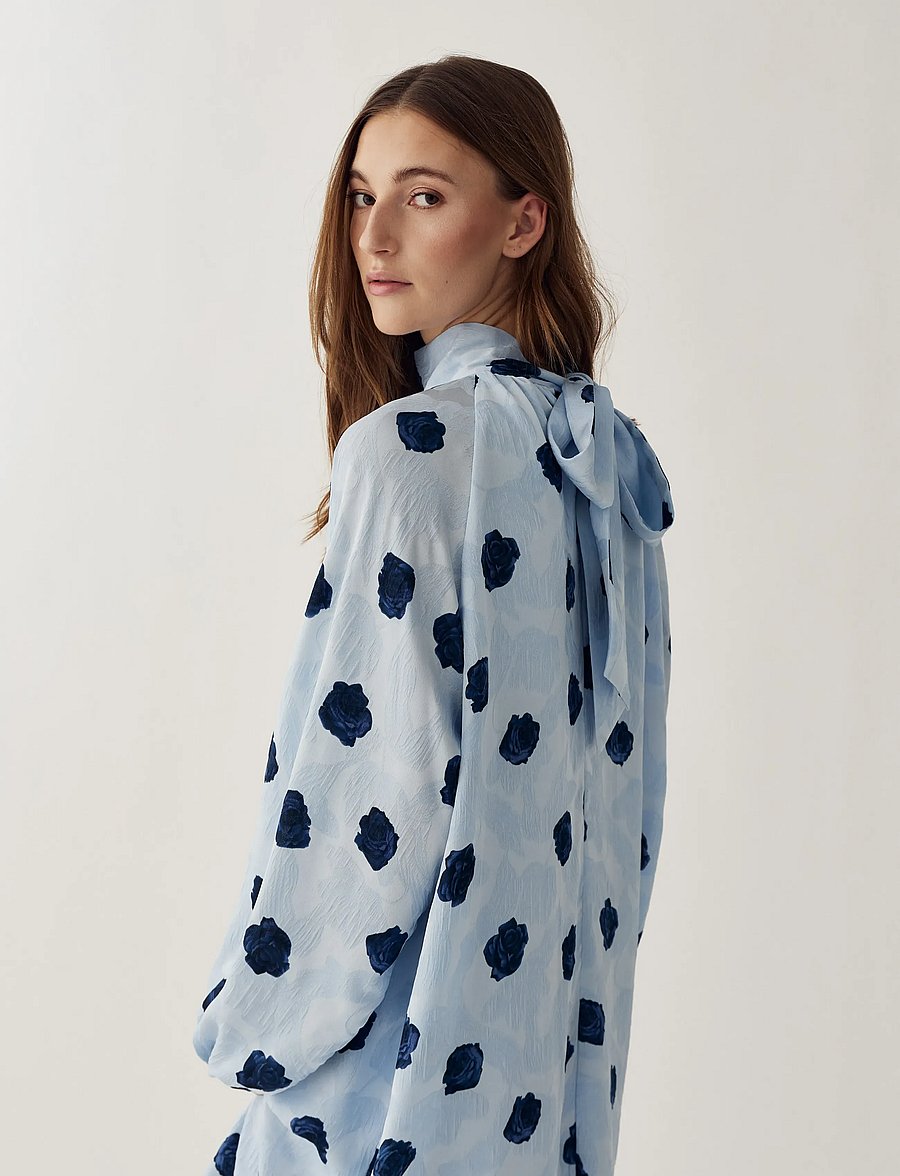 Noella - N-Lorenia Dress - minikleidid - delice blue print - 3