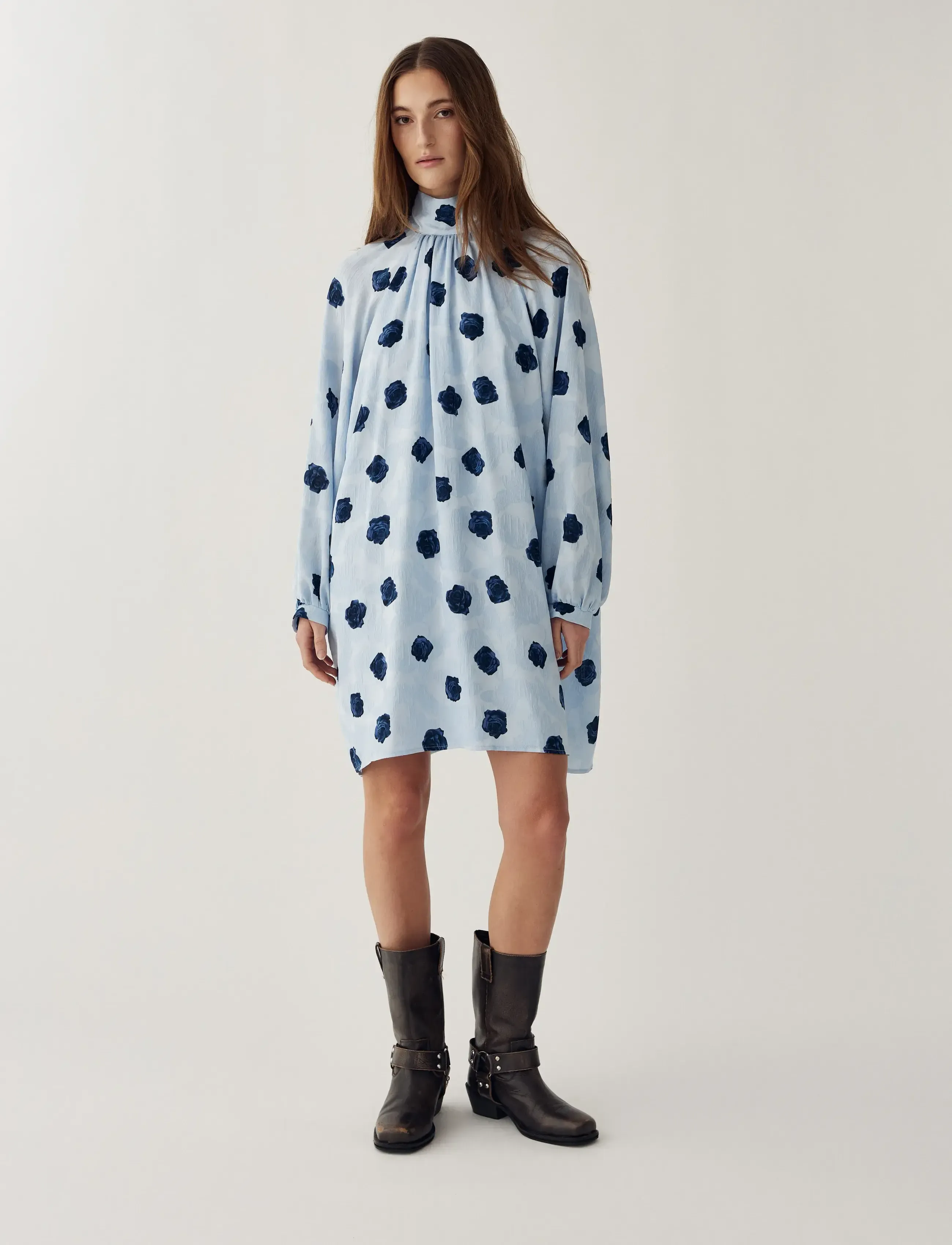 Noella - N-Lorenia Dress - short dresses - delice blue print - 4