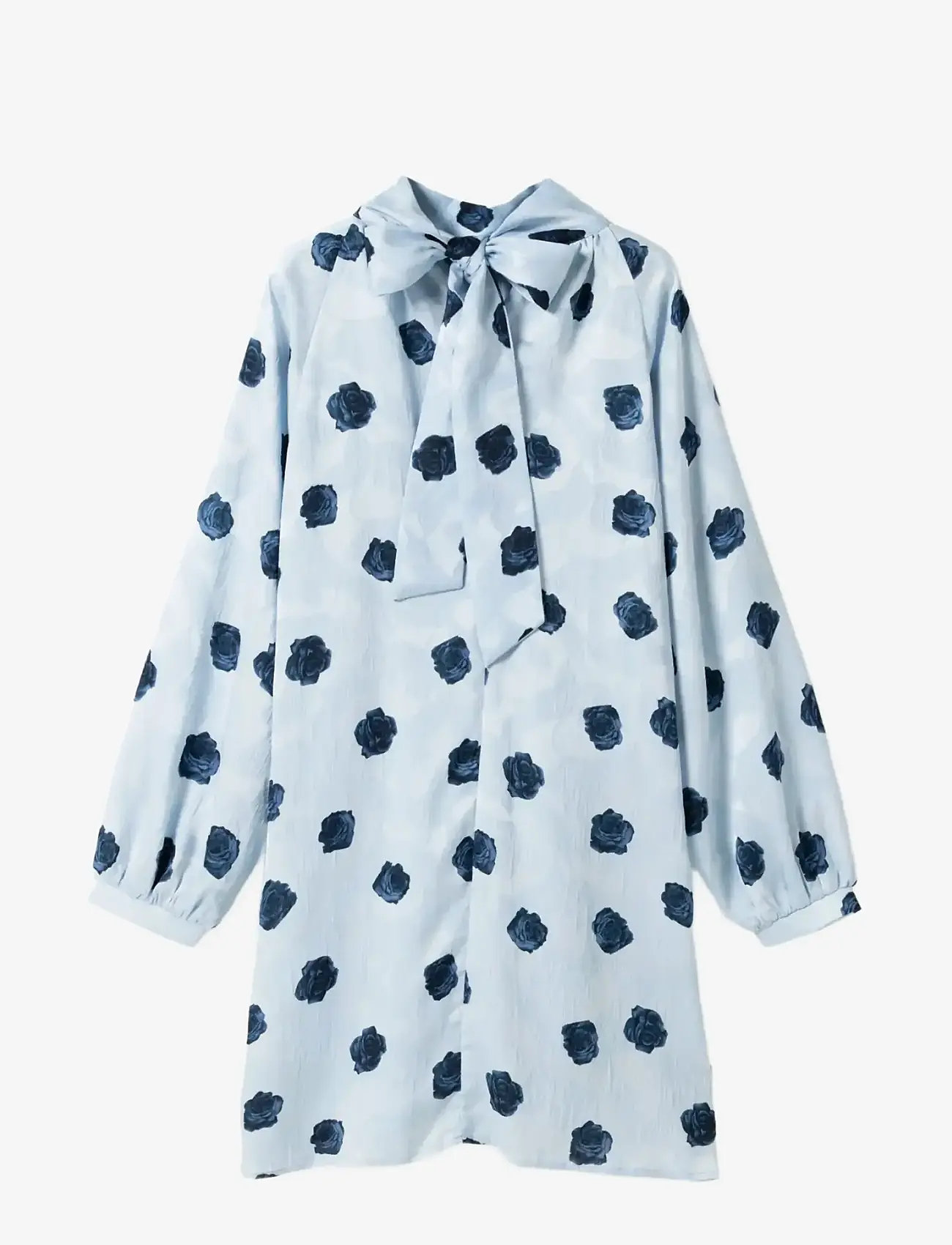 Noella - N-Lorenia Dress - trumpos suknelės - delice blue print - 2