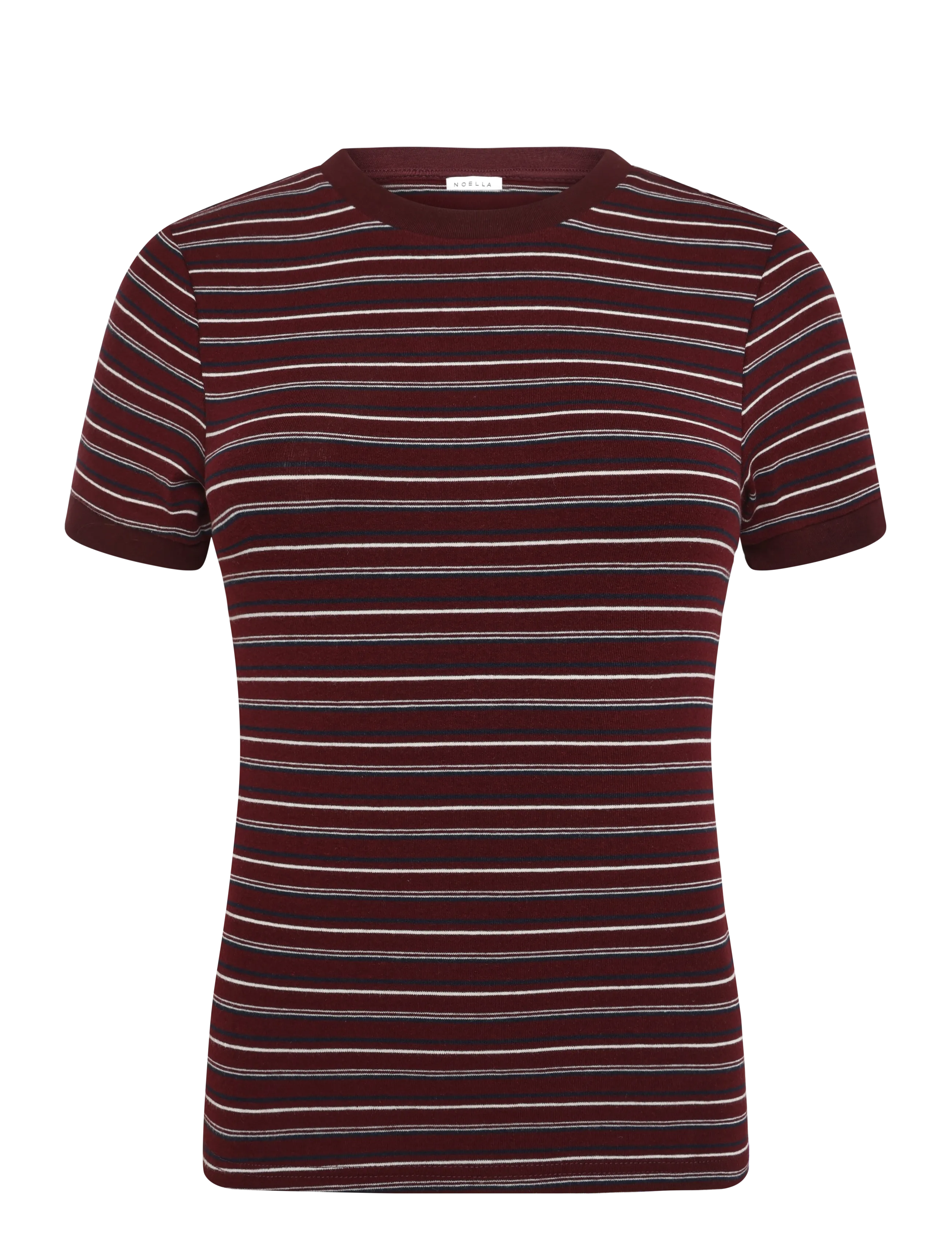Noella N-Mykel Top - Alltags-Style - DIZZY BURGUNDY STRIPE / burgundy