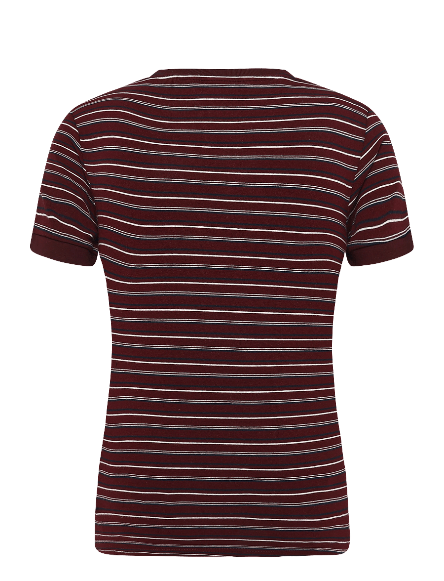 Noella - N-Mykel Top - t-shirts - dizzy burgundy stripe - 1