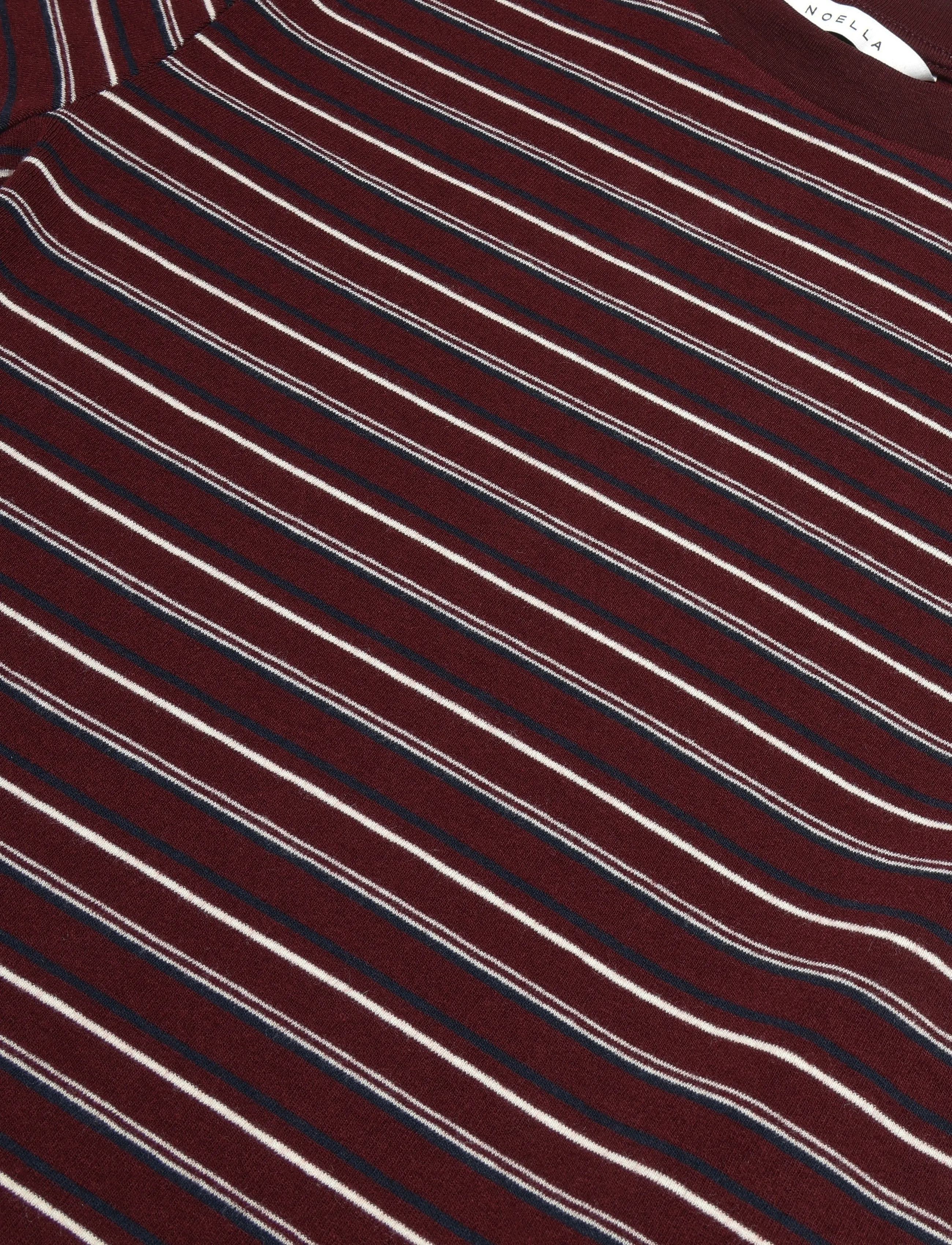 Noella - N-Mykel Top - t-shirts - dizzy burgundy stripe - 2