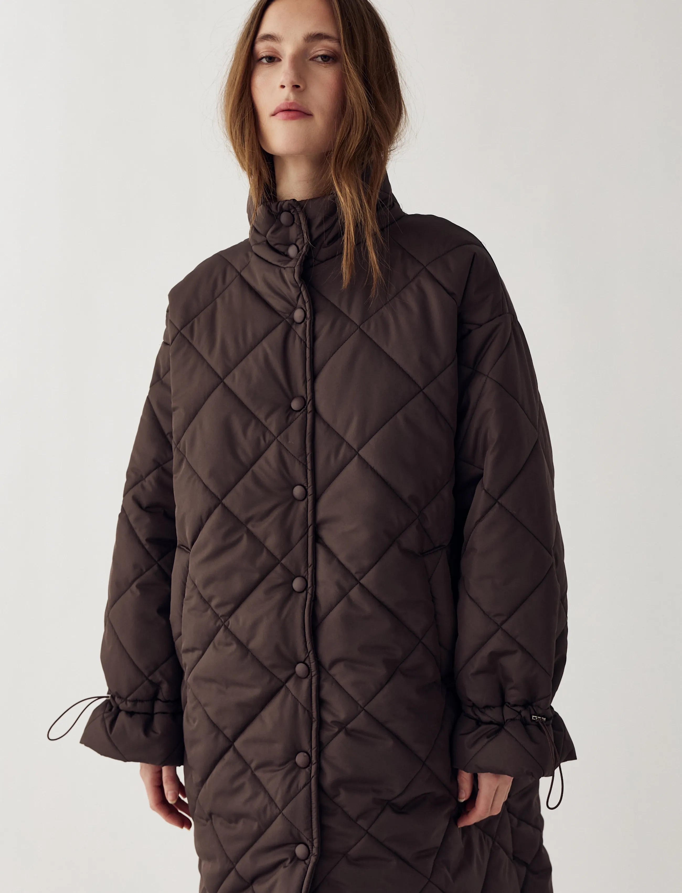Noella - N-Maude Coat - winter jackets - chocolate - 4