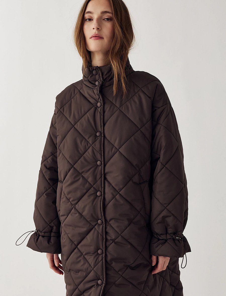 Noella - N-Maude Coat - winter jackets - chocolate - 4