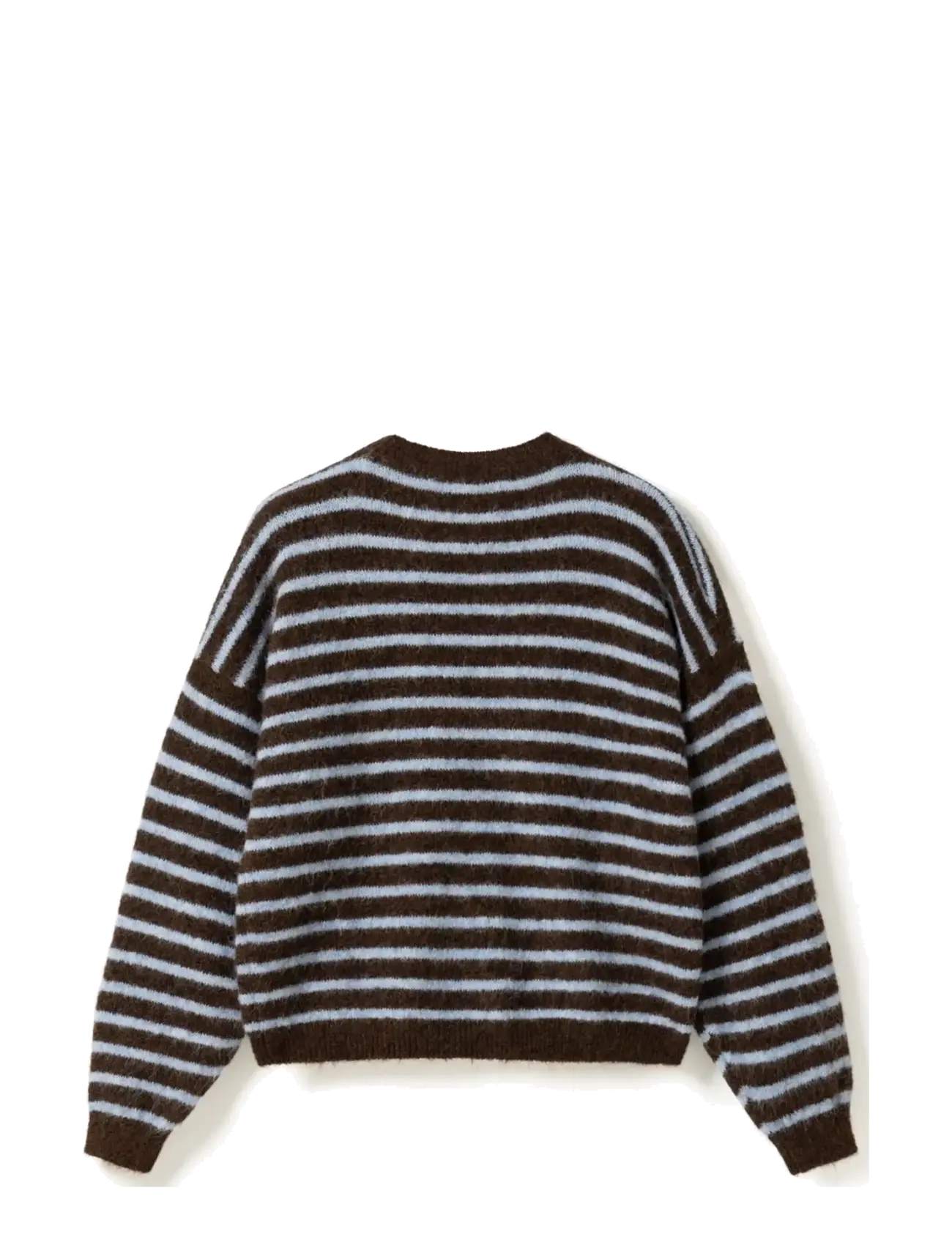 Noella - N-Mafalda Knit - jumpers - brown blue stripe - 3
