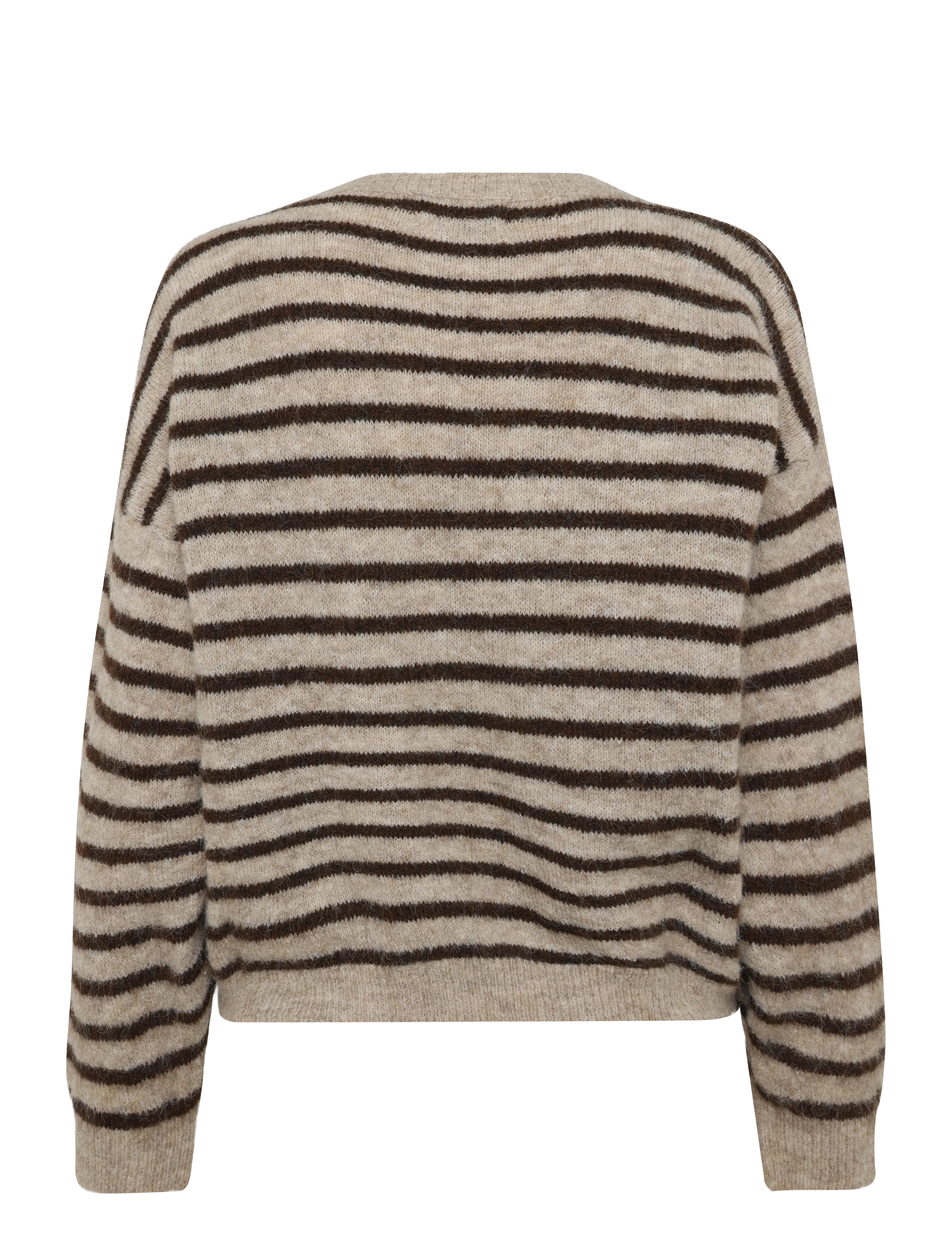 Noella - N-Mafalda Knit - brown sand stripe - 2