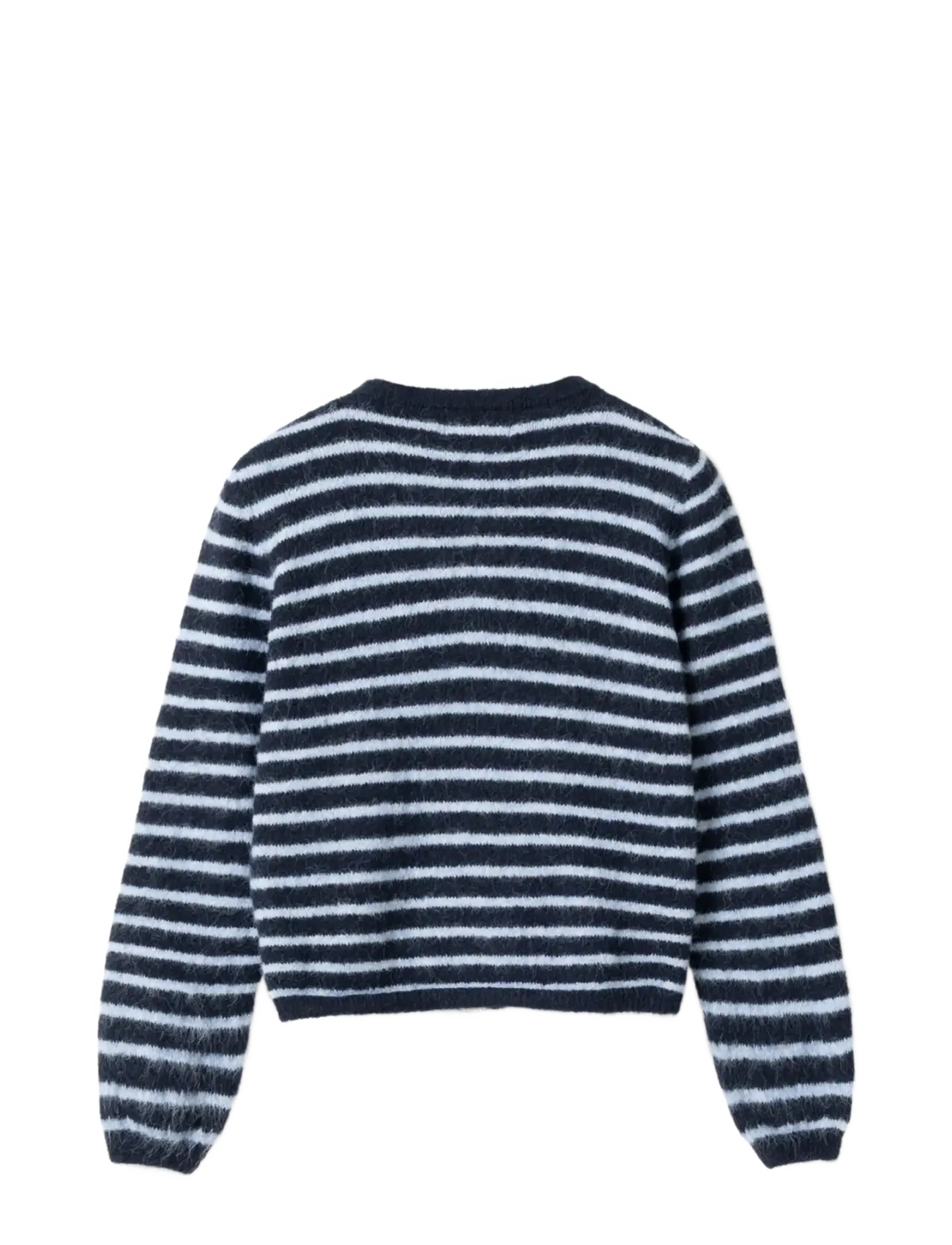 Noella - N-Mertice Knit Cardigan - strickjacken - blue stripe - 2