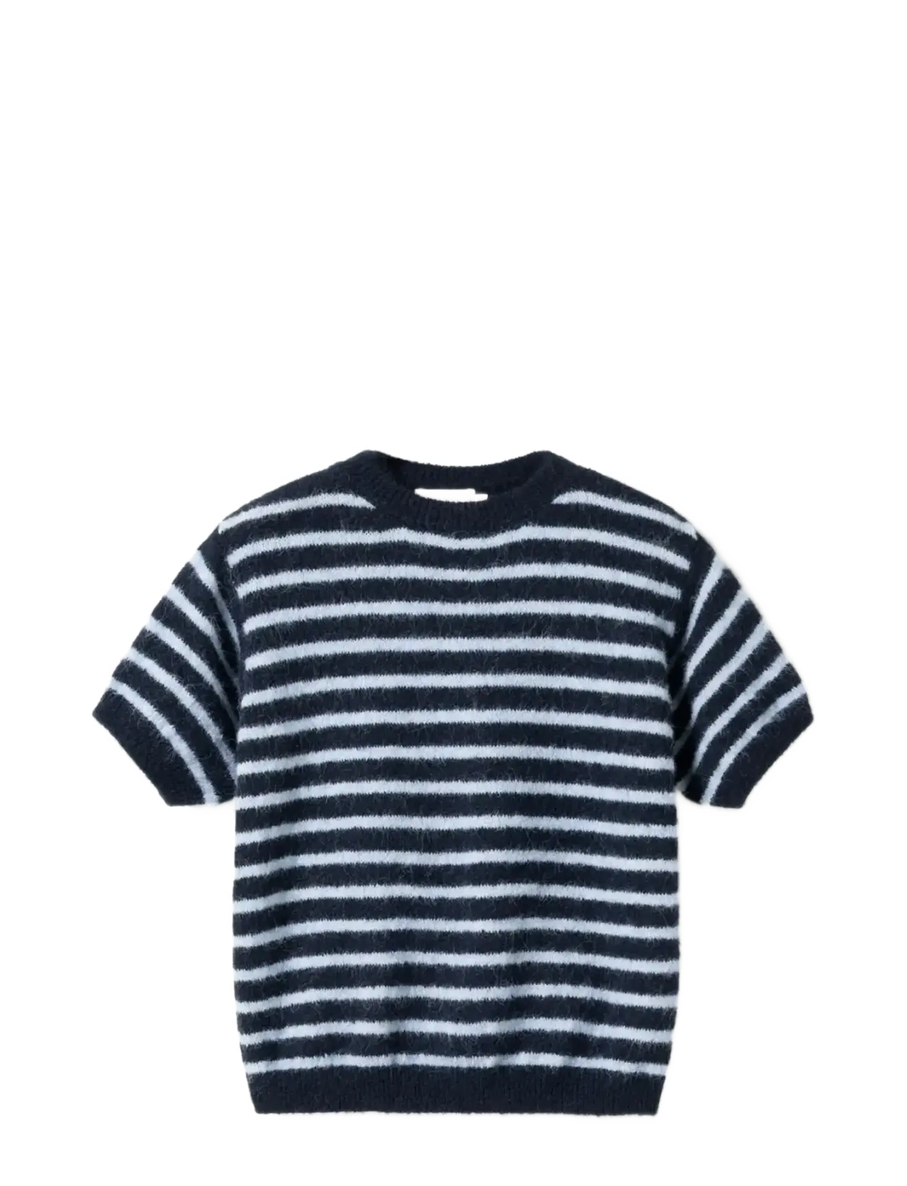 Noella N-Monikah SS Knit - Pullover - BLUE STRIPE / navy
