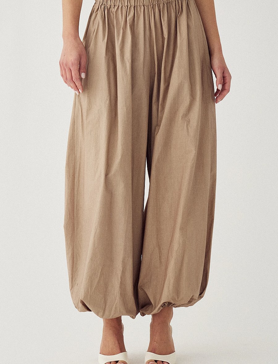 Noella - N-Nerine Pants - hosen mit weitem bein - beige - 0