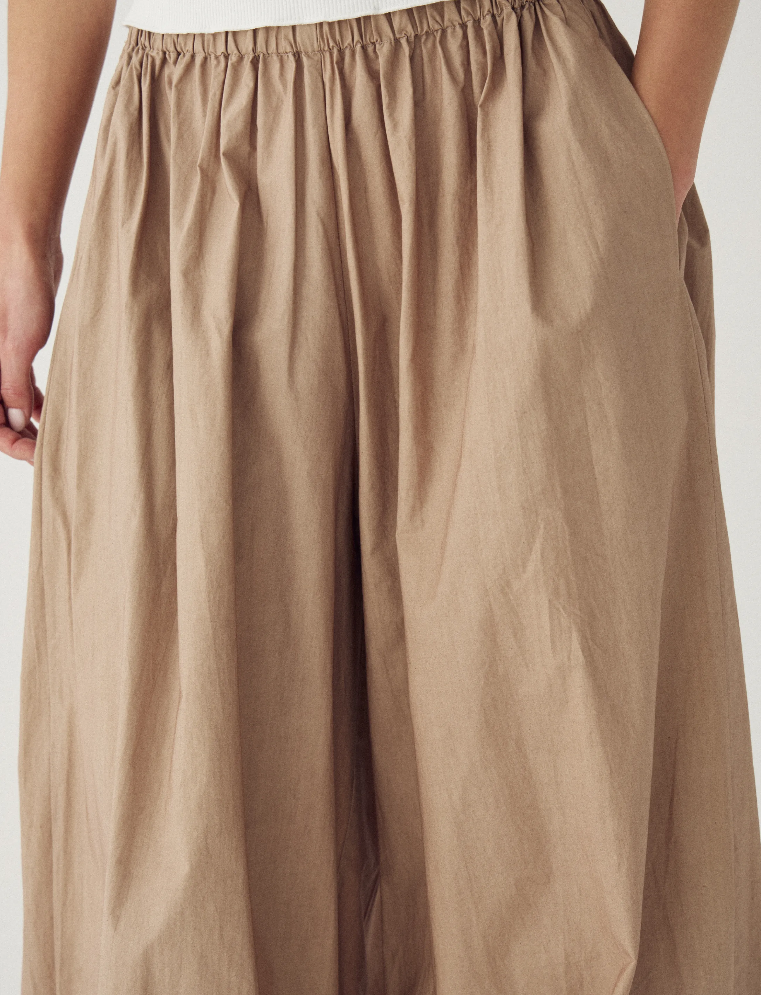 Noella - N-Nerine Pants - sommarfynd - beige - 4