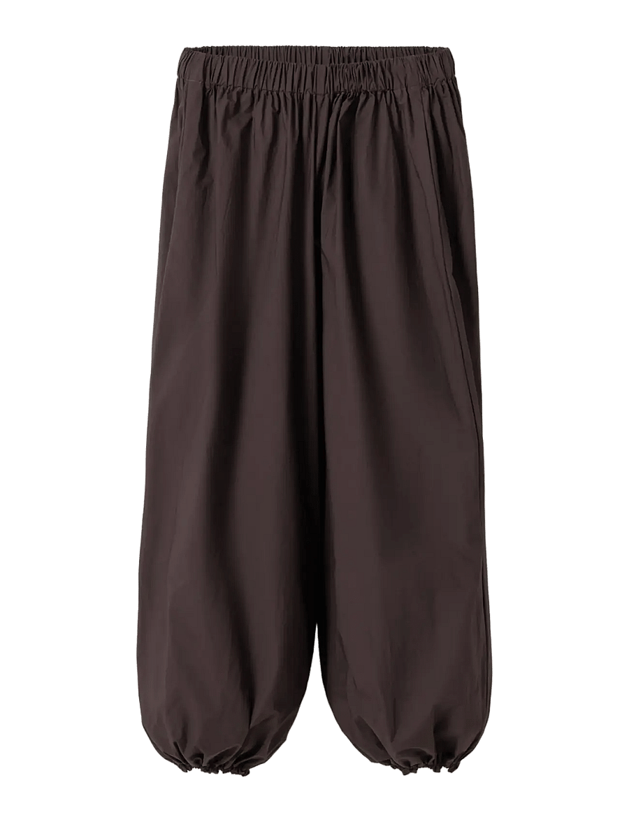 Noella - N-Nerine Pants - laia säärega püksid - chocolate - 1