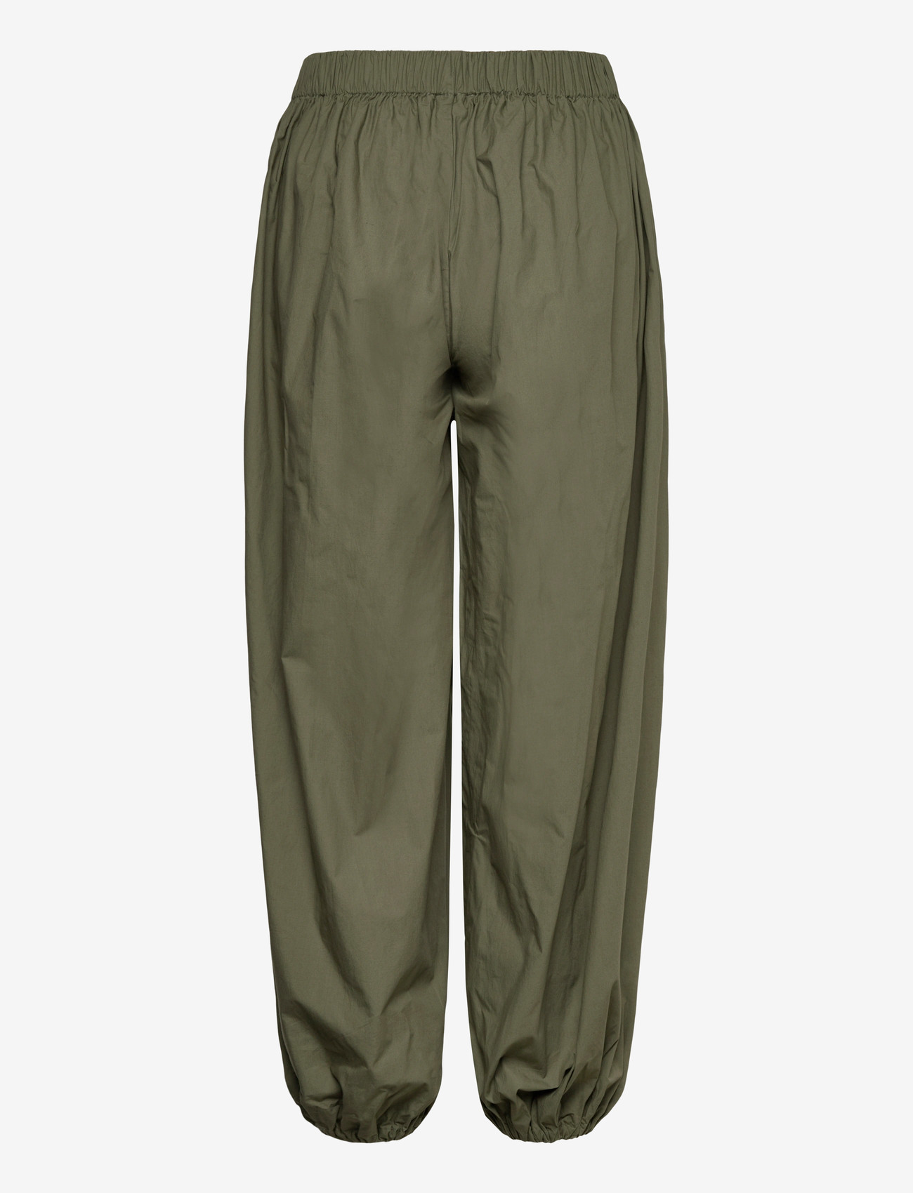 Noella - N-Nerine Pants - wide leg trousers - green leaf - 1