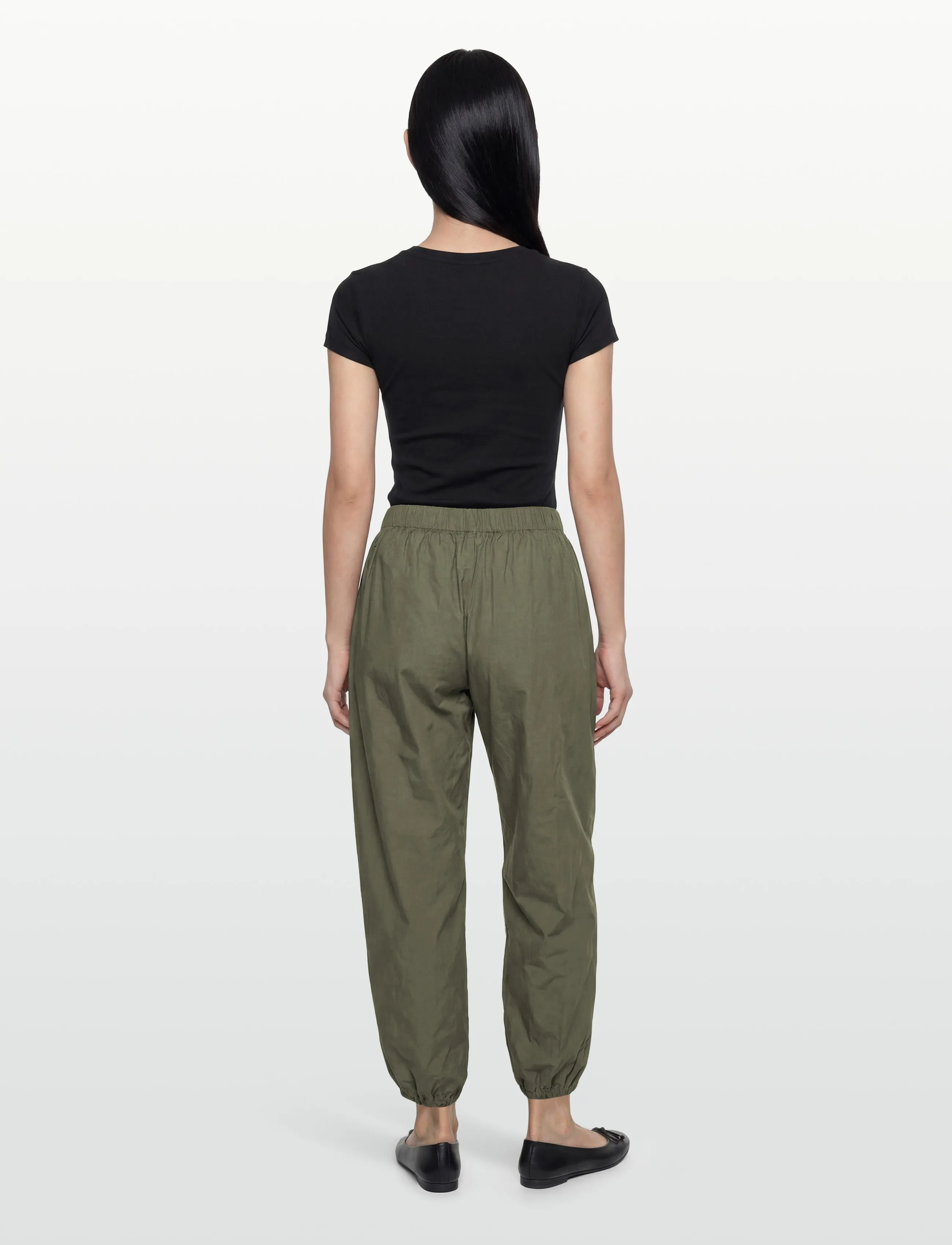 Noella - N-Nerine Pants - hosen mit weitem bein - green leaf - 4