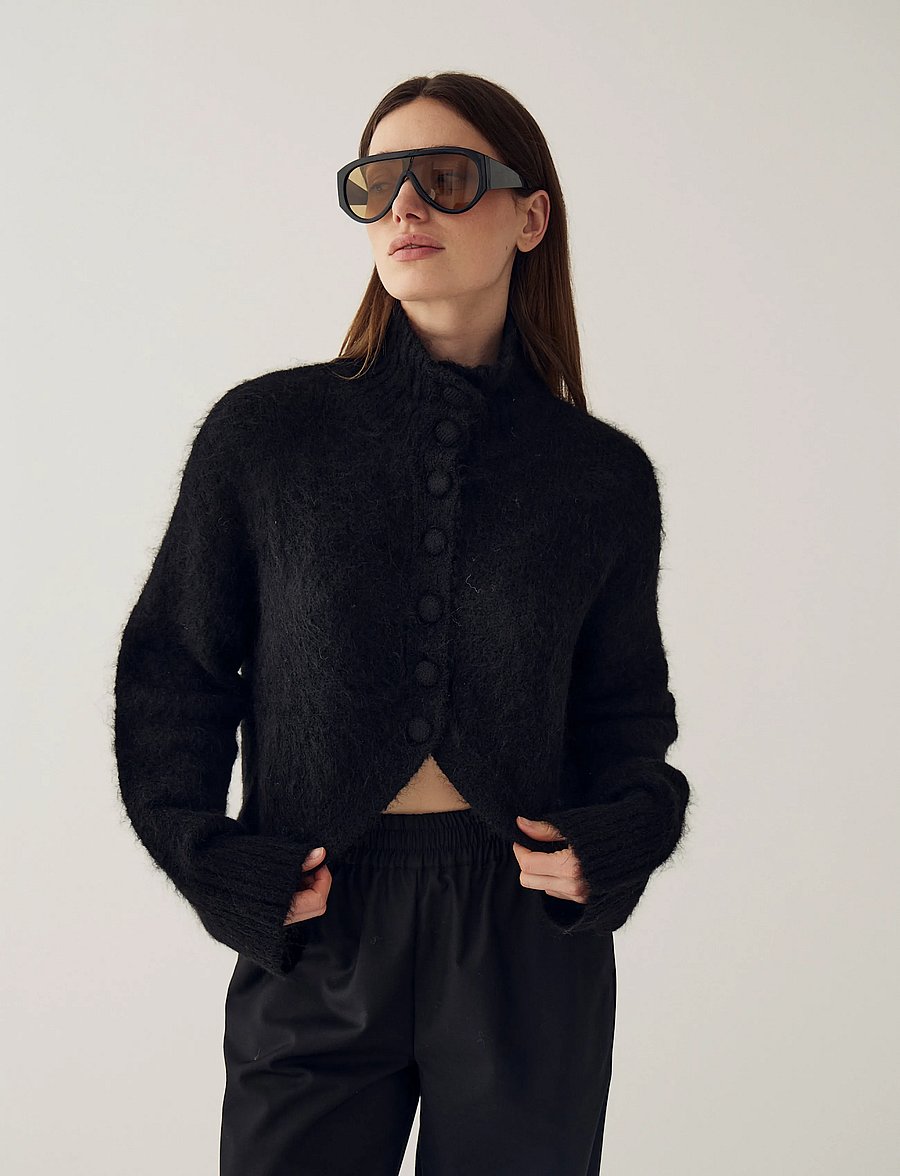Noella - N-Margeaux Knit - polotröjor - black - 0