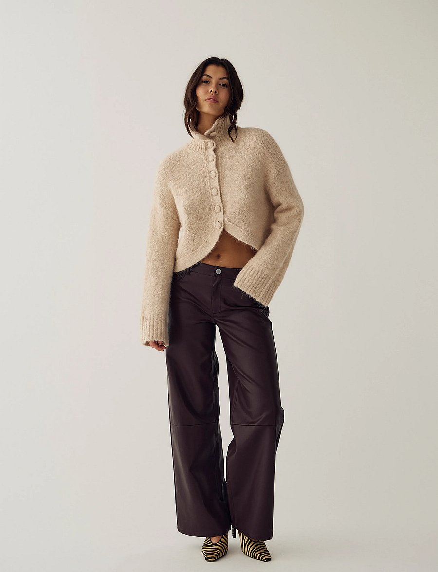Noella - N-Margeaux Knit - rullekraver - oyster - 5