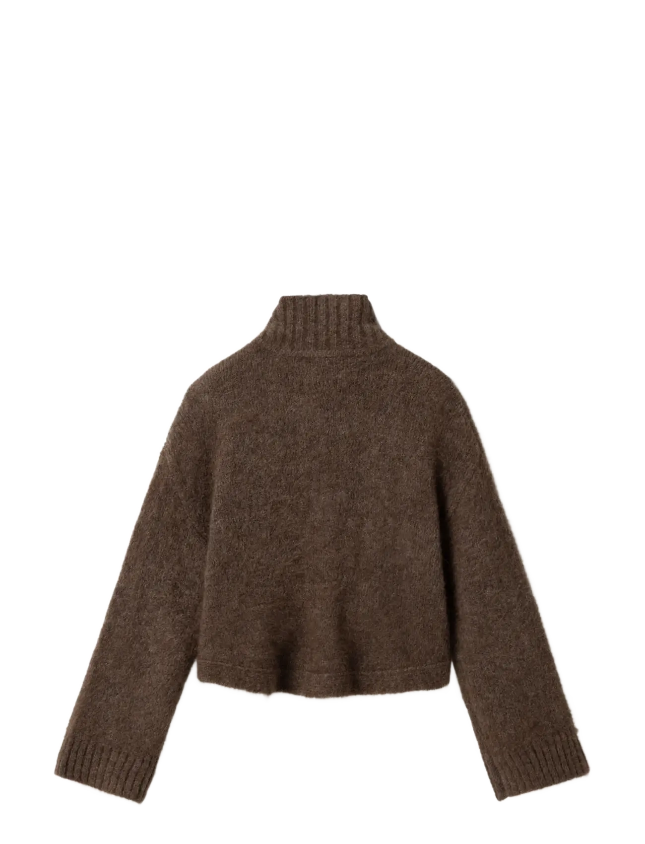 Noella - N-Margeaux Knit - rullekraver - timber brown melange - 3