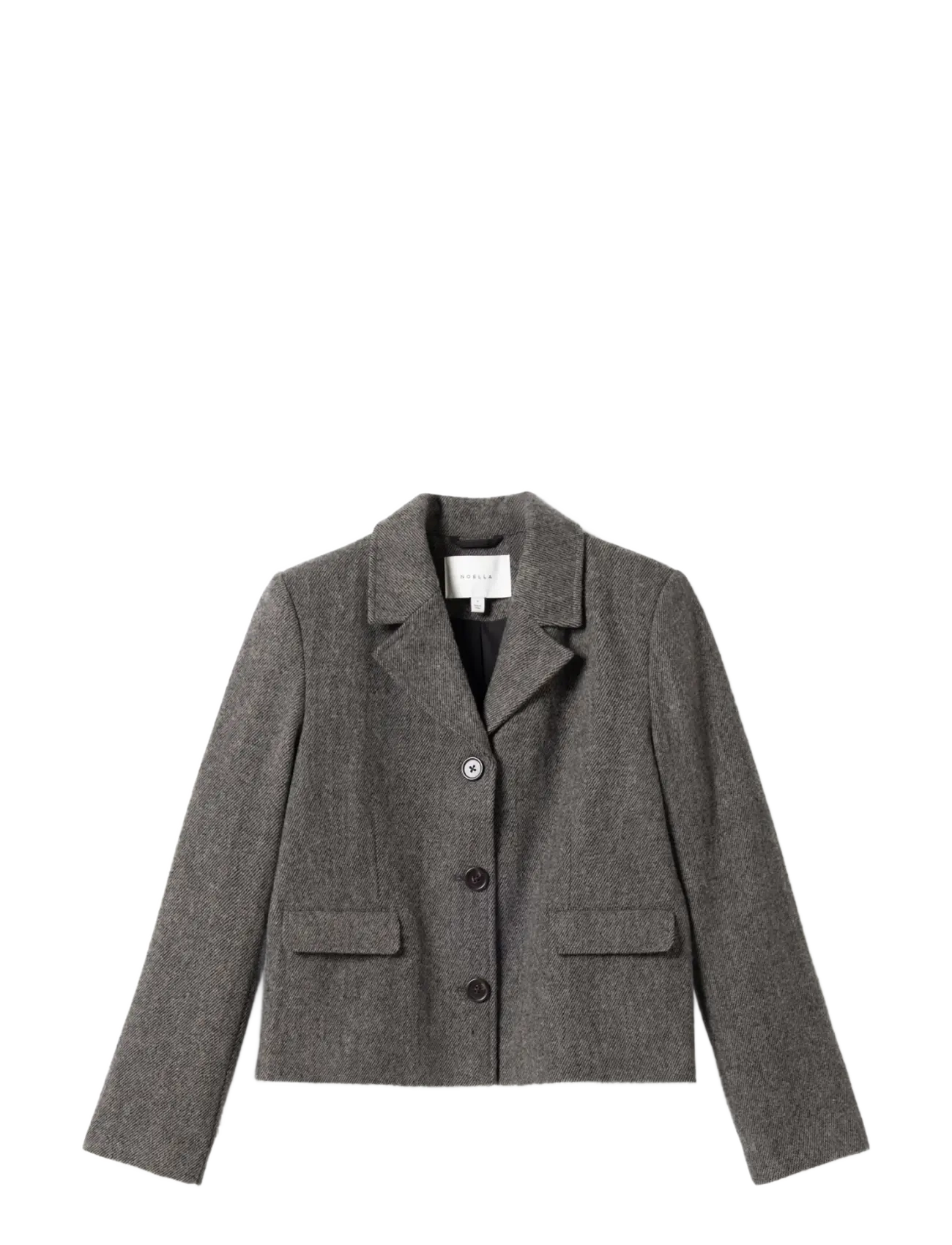 Noella N-Laurica Jacket - Kleidung - GREY BROWN MIX / grey