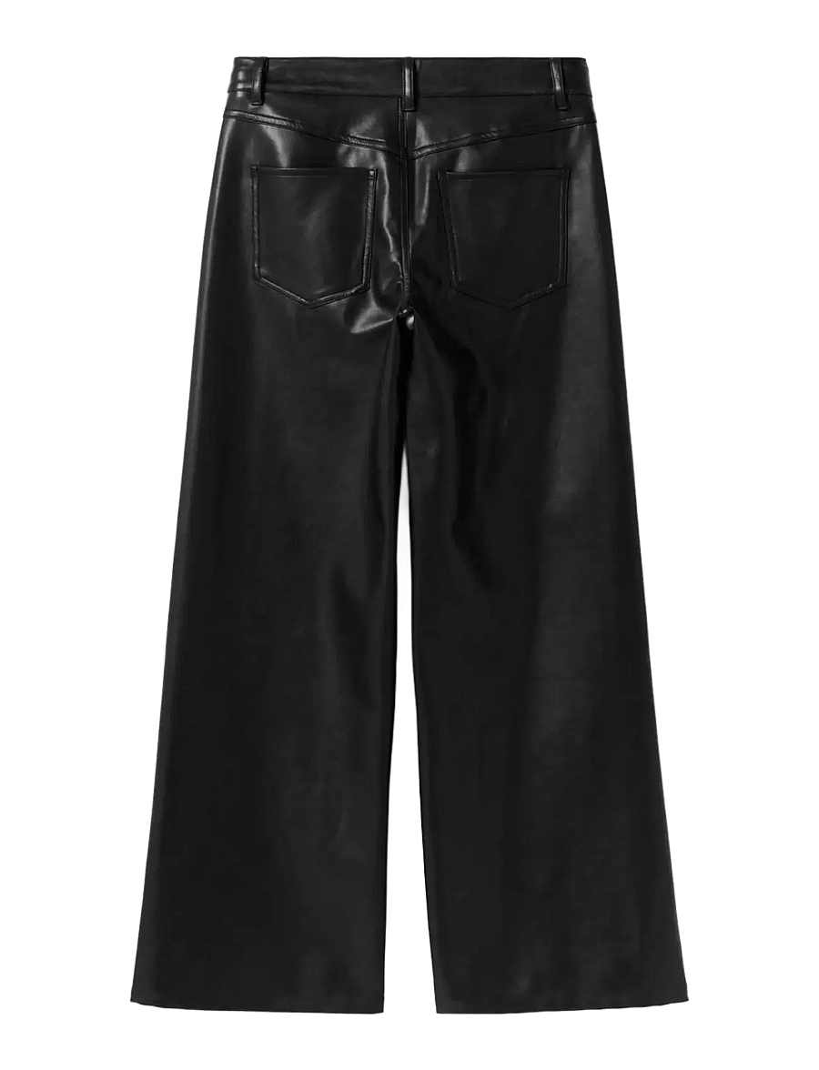 Noella - N-Melo MW Pants - leather trousers - black - 2