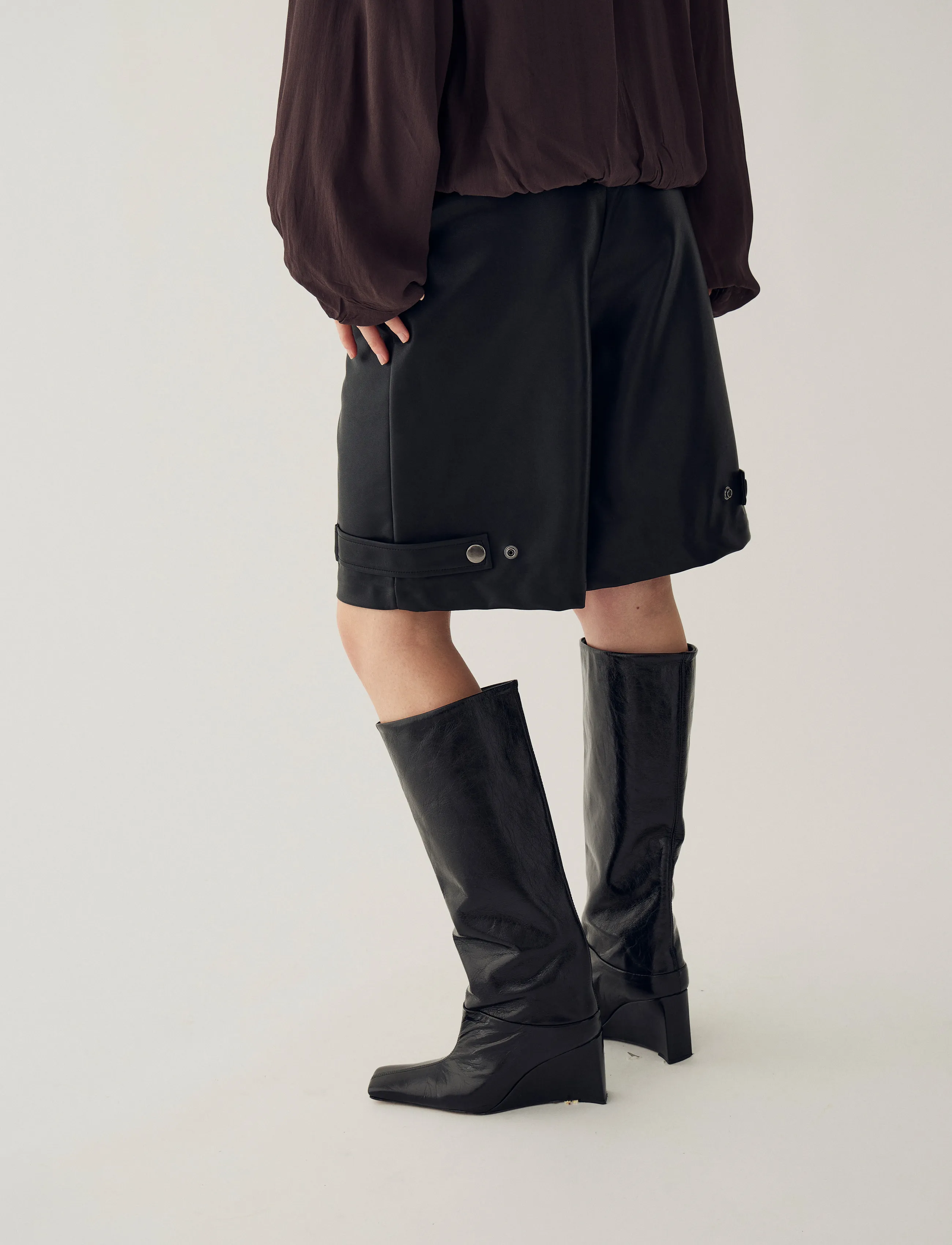 Noella - N-Maybel MW Shorts - skinnshorts - black - 5