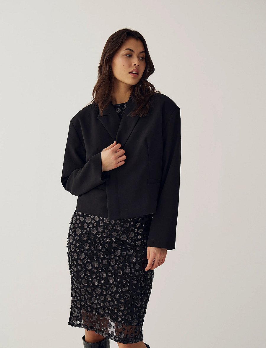 Noella - N-Marilda Blazer - korte blazere - black - 0