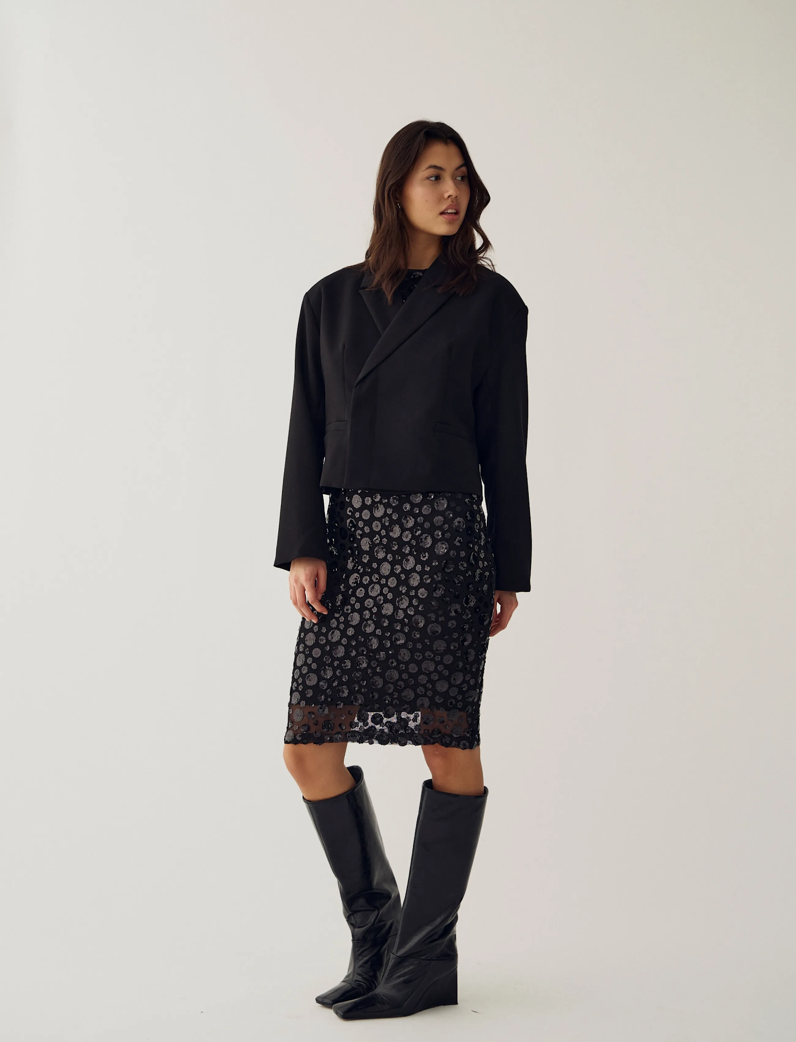 Noella - N-Marilda Blazer - korte blazere - black - 4