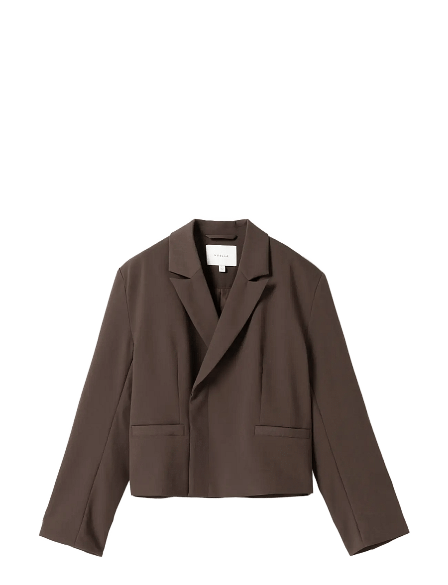 Noella - N-Marilda Blazer - korte blazere - chocolate - 1