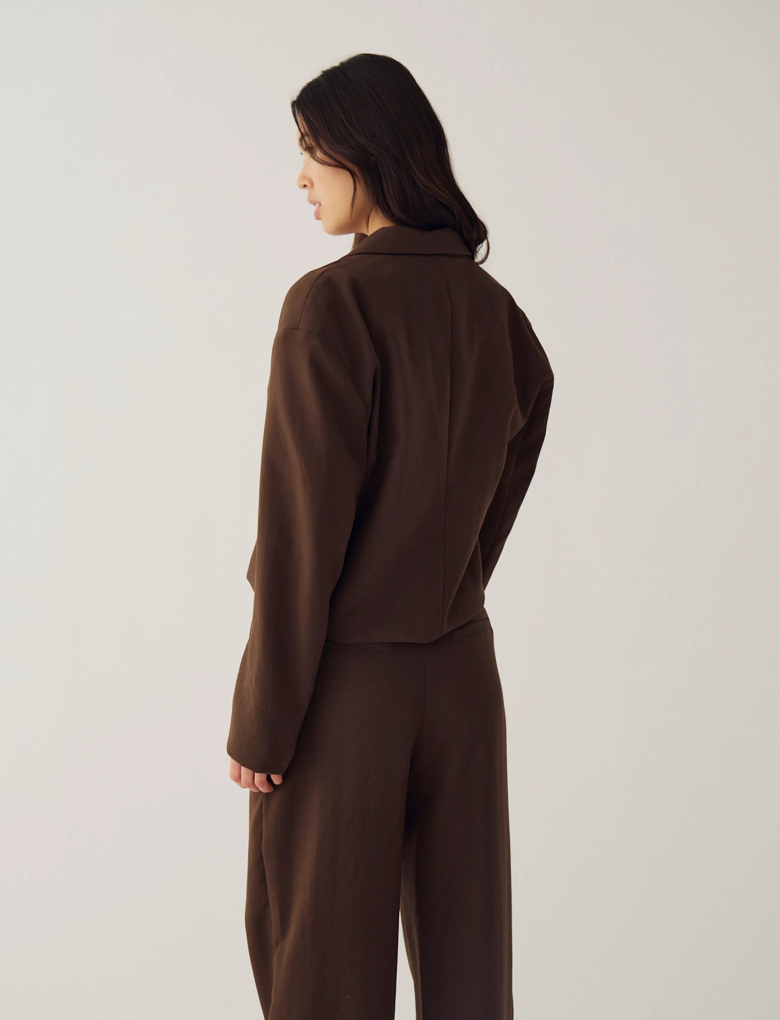 Noella - N-Marilda Blazer - chocolate - 3
