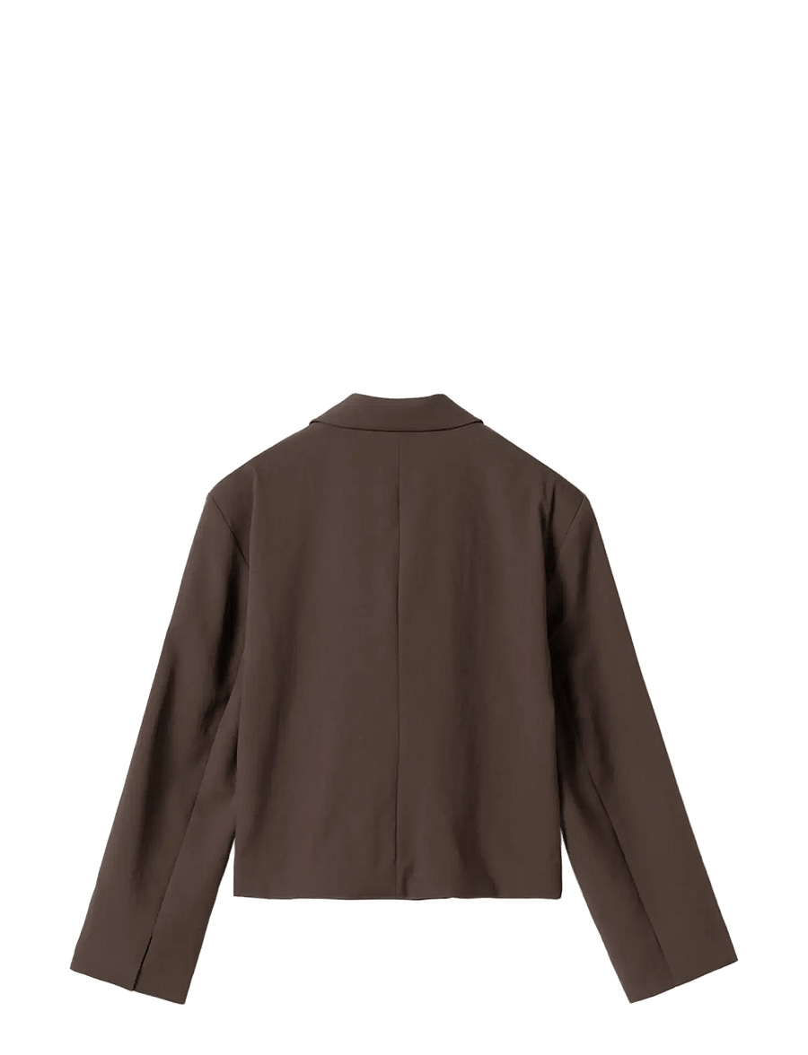 Noella - N-Marilda Blazer - korte blazere - chocolate - 2