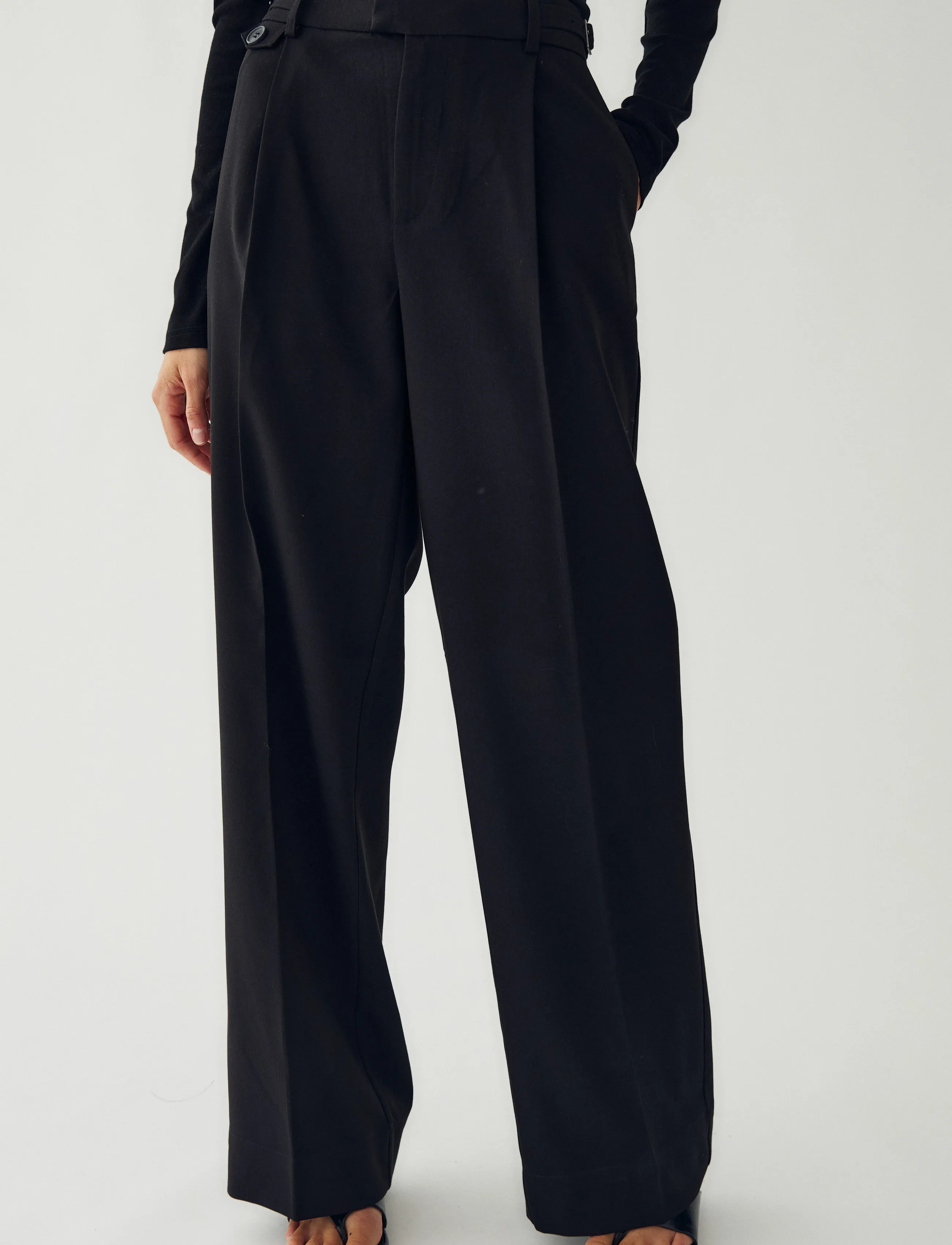 Noella - N-Mavie Pants - habitbukser - black - 4