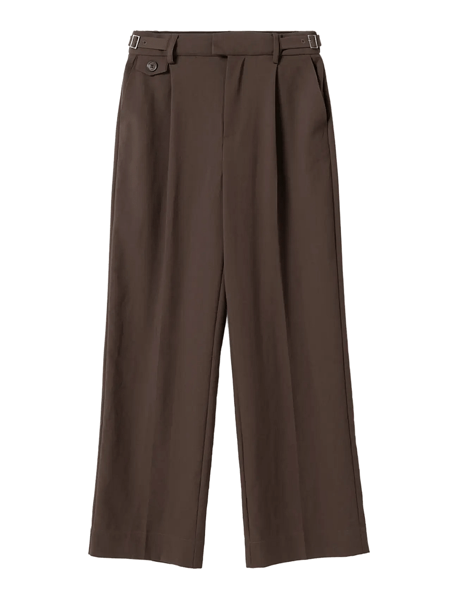 Noella - N-Mavie Pants - kostymbyxor - chocolate - 1