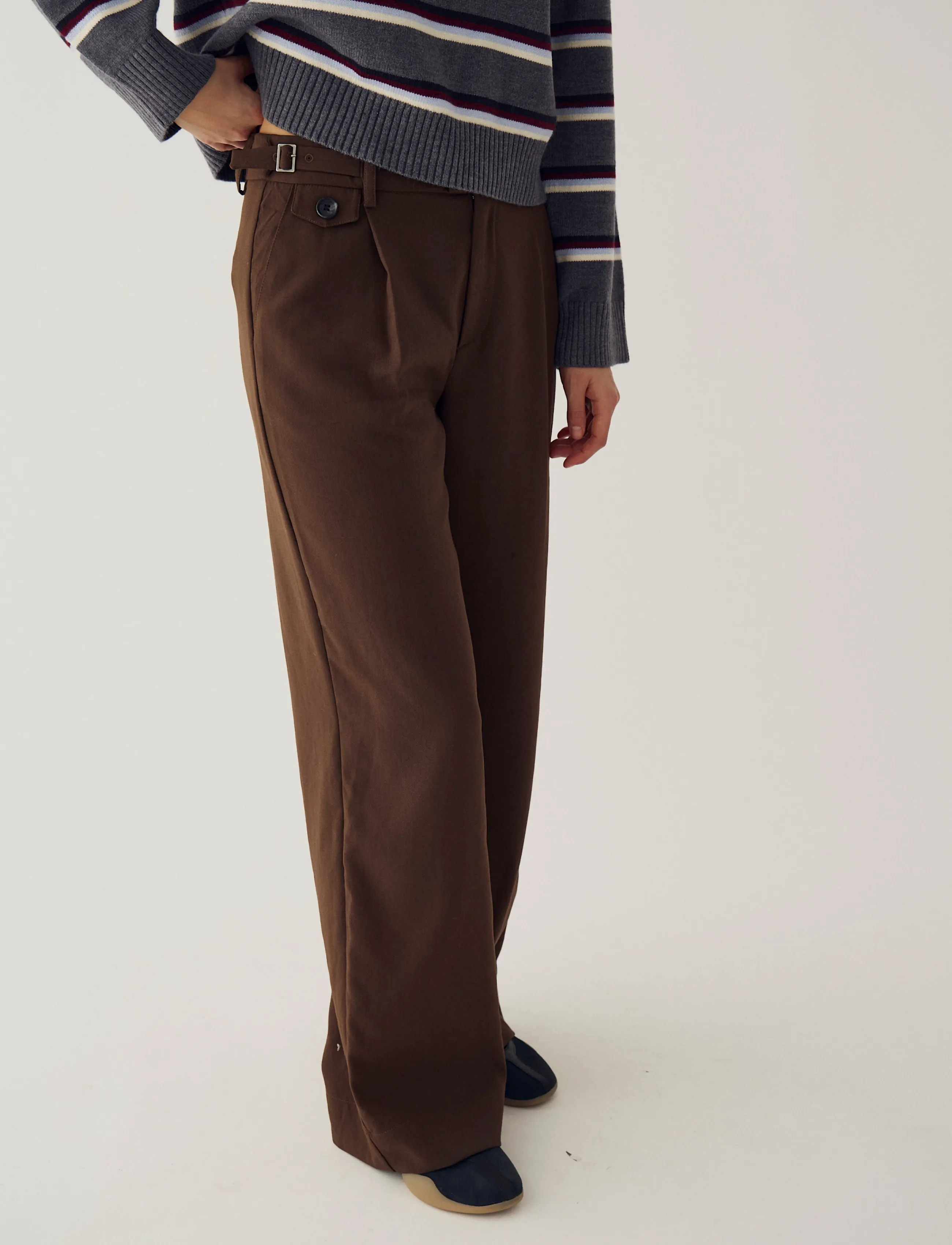 Noella N-Mavie Pants - Tøj - CHOCOLATE / brown