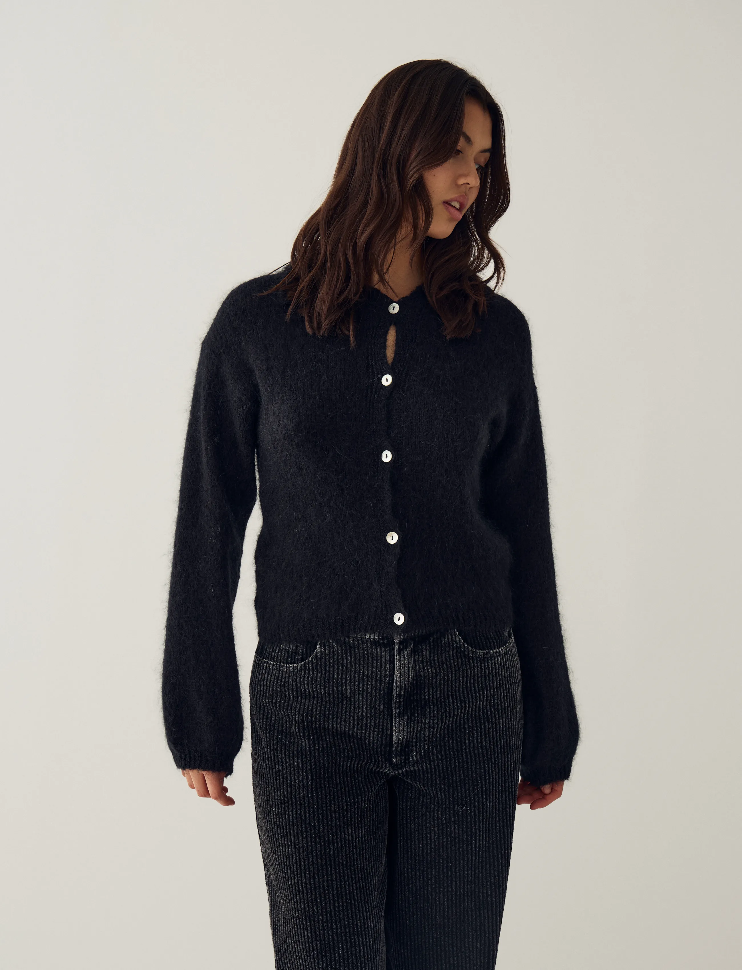 Noella - N-Makana Knit Cardigan - black - 0