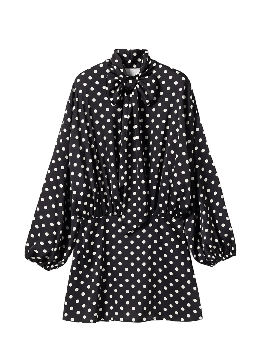 Noella - N-Melda Dress - minikleidid - debbee black print - 1